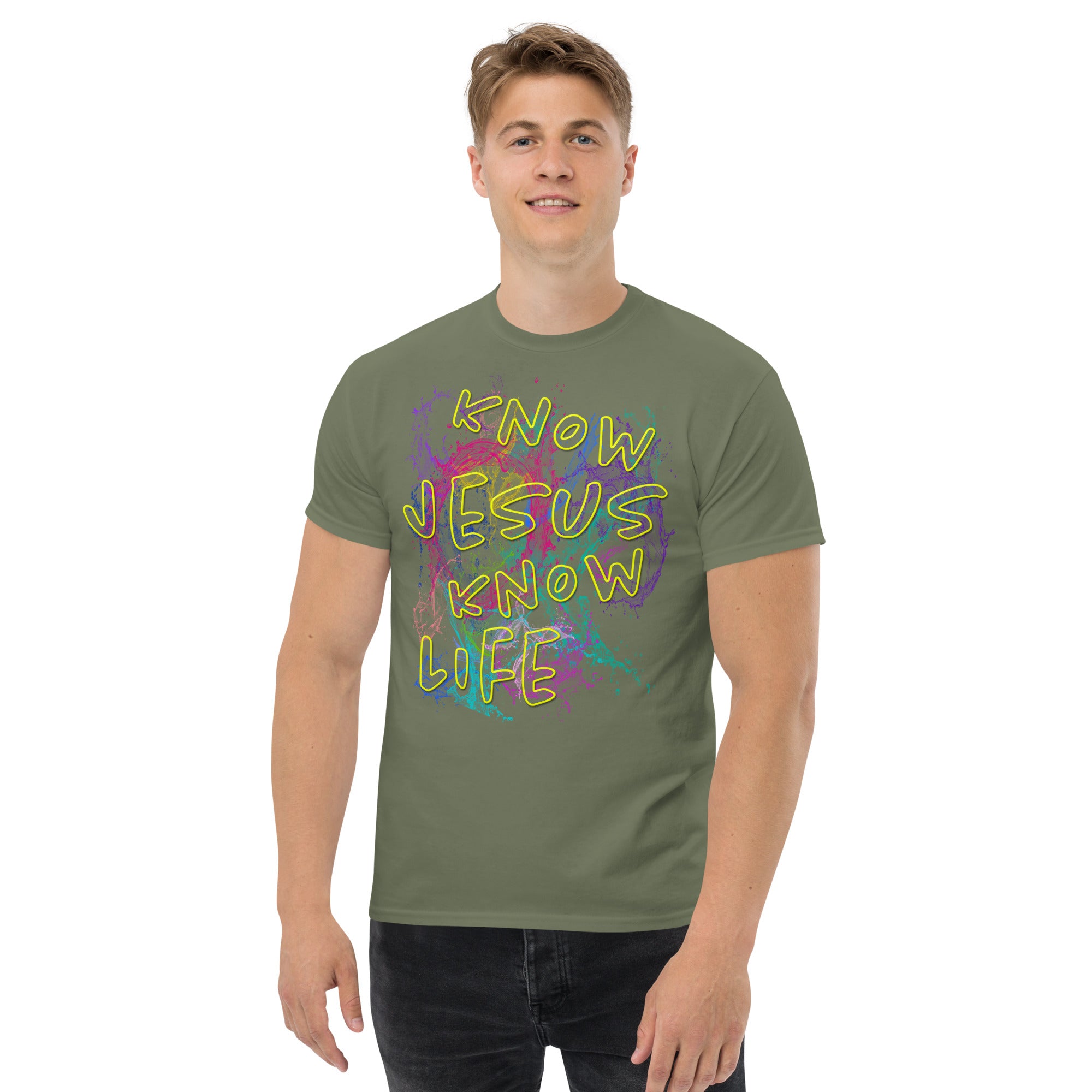 Know Jesus Know Life - No Jesus No Life - Men's classic tee