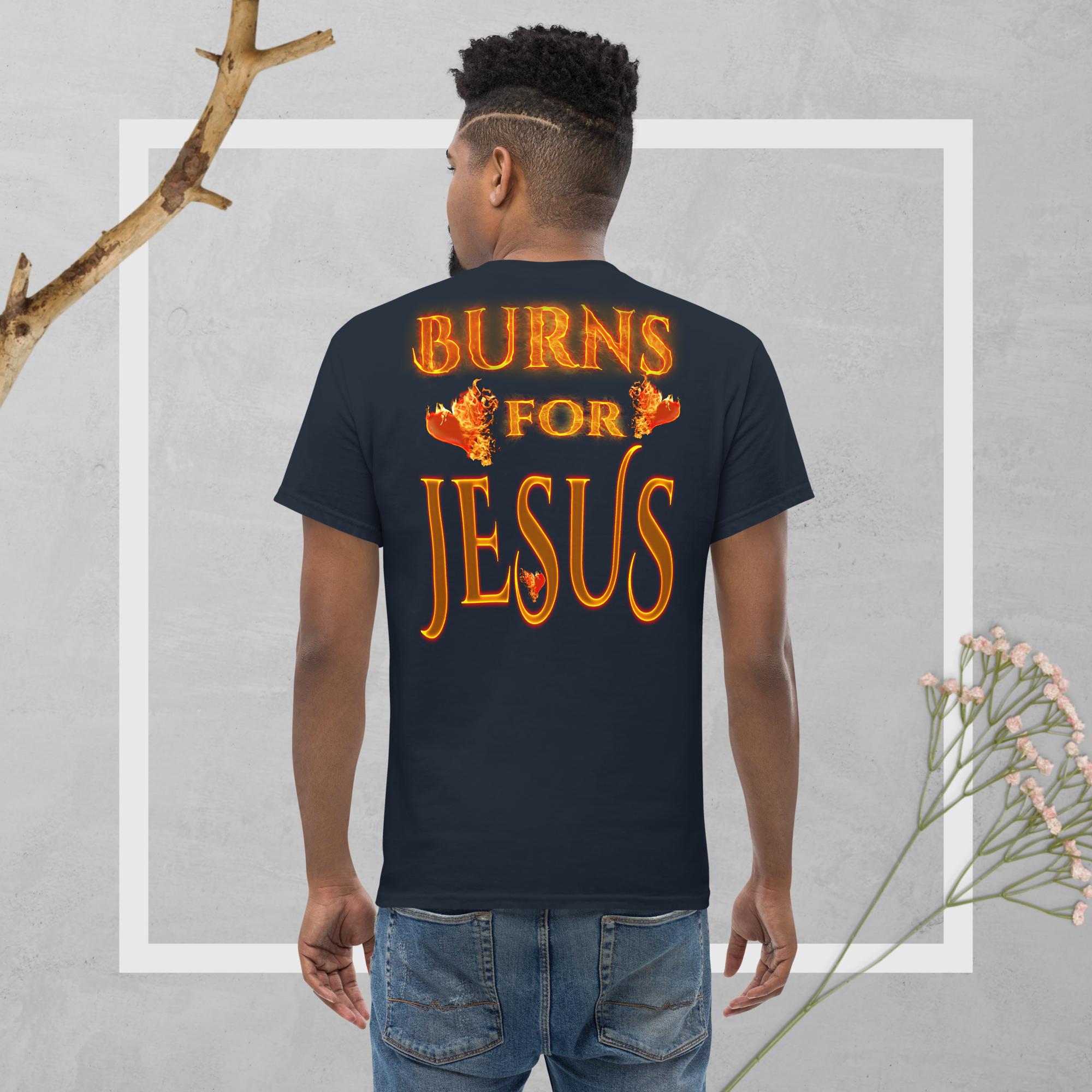 My Heart Burns For JESUS - Men's classic tee