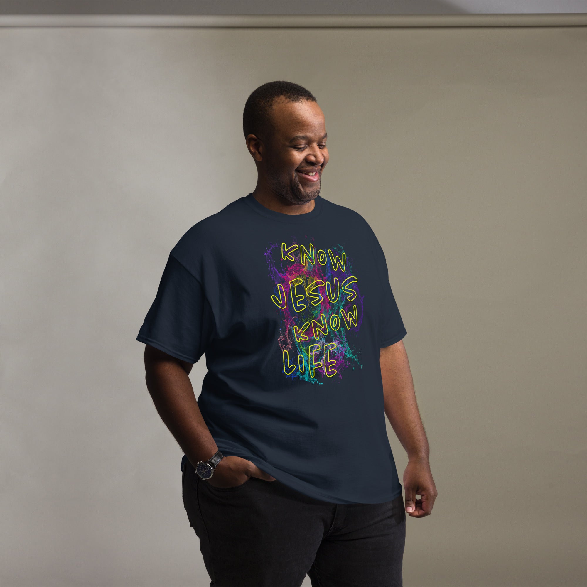 Know Jesus Know Life - No Jesus No Life - Men's classic tee