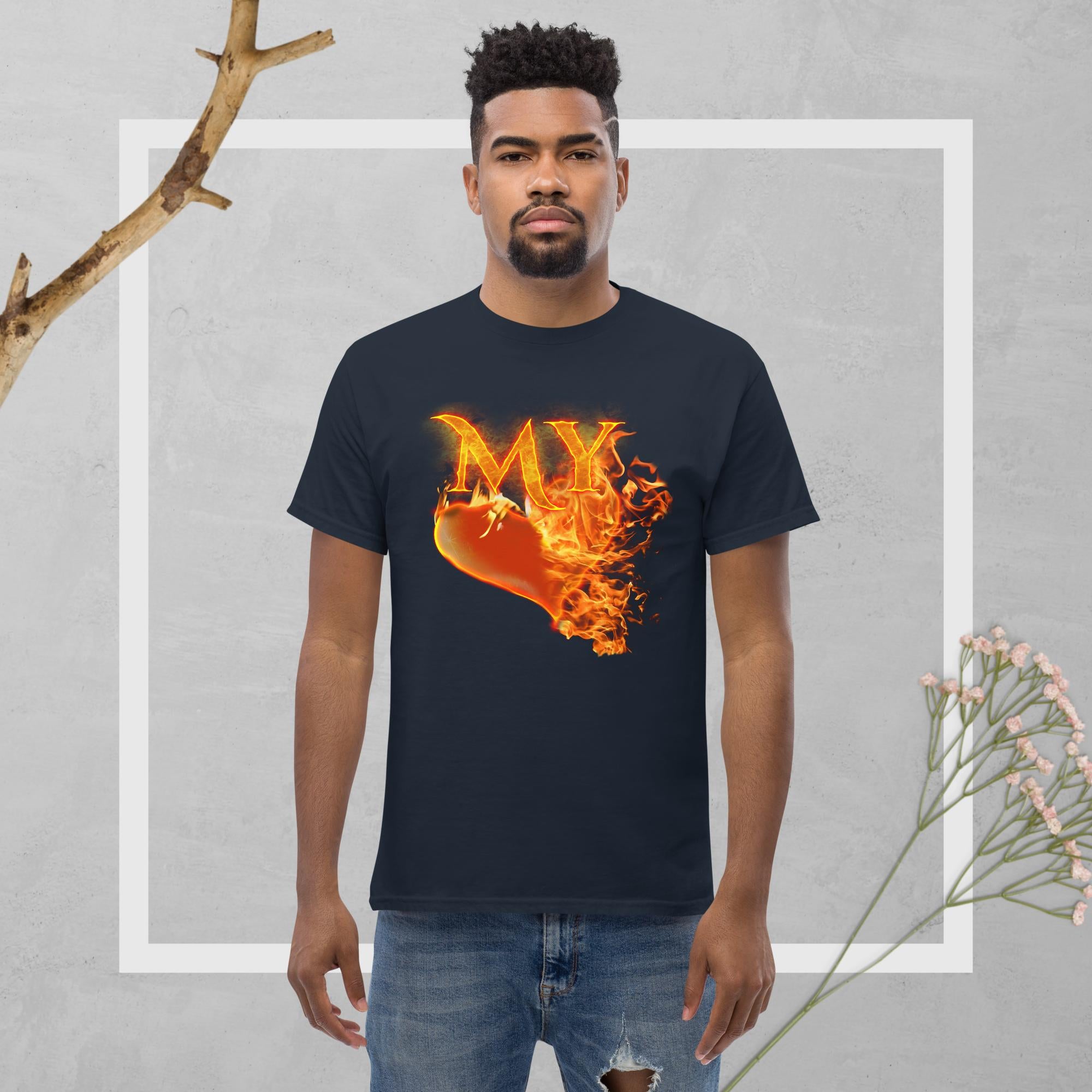 My Heart Burns For JESUS - Men's classic tee