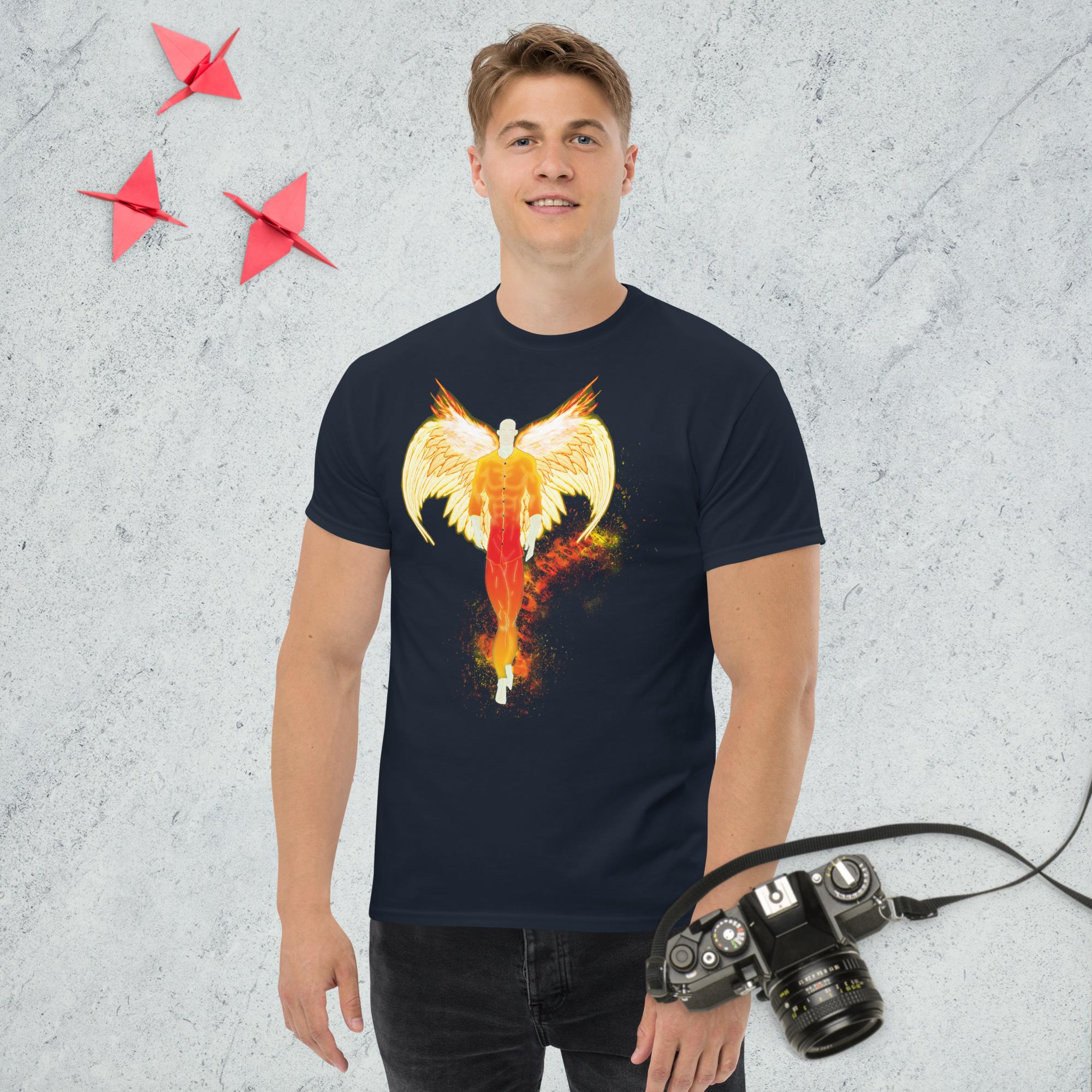 Ps. 91:11 Angle Fire Orange - Men's classic tee