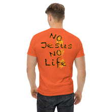 Load image into Gallery viewer, Know Jesus Know Life - No Jesus No Life - Men&#39;s classic tee
