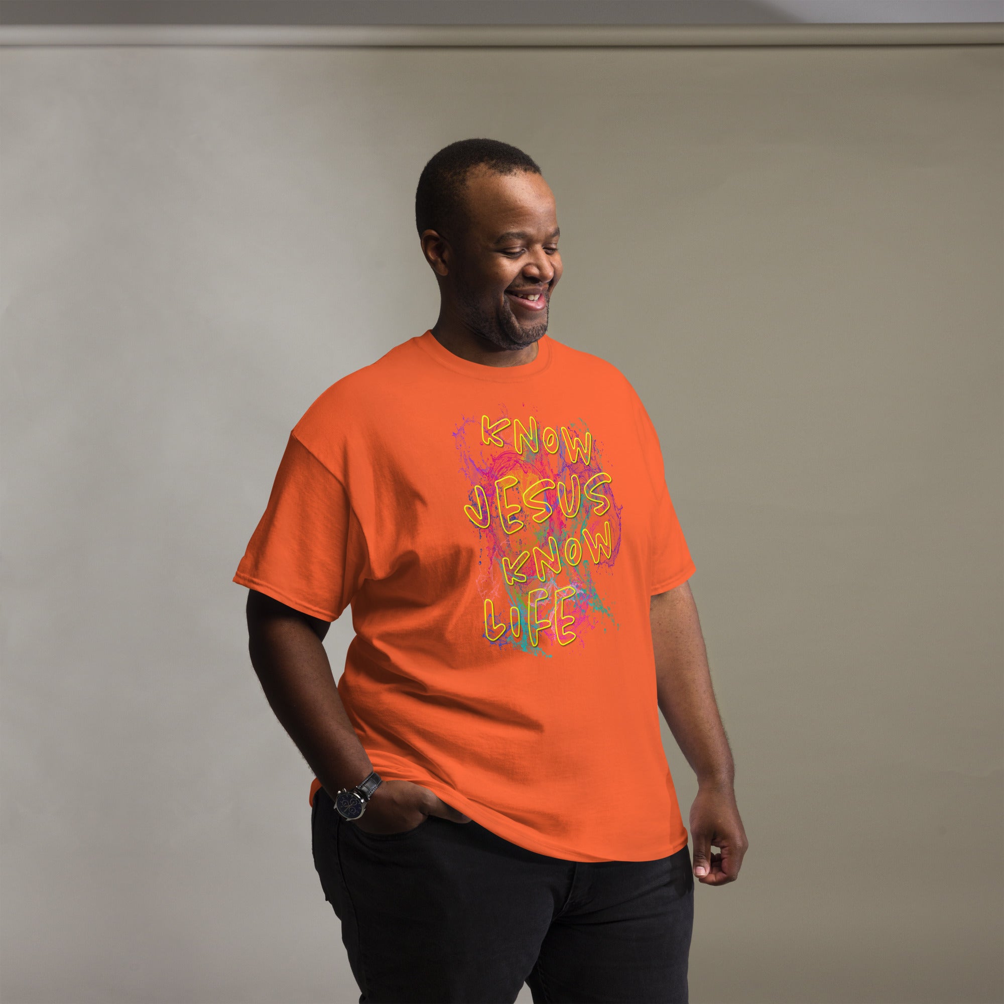 Know Jesus Know Life - No Jesus No Life - Men's classic tee