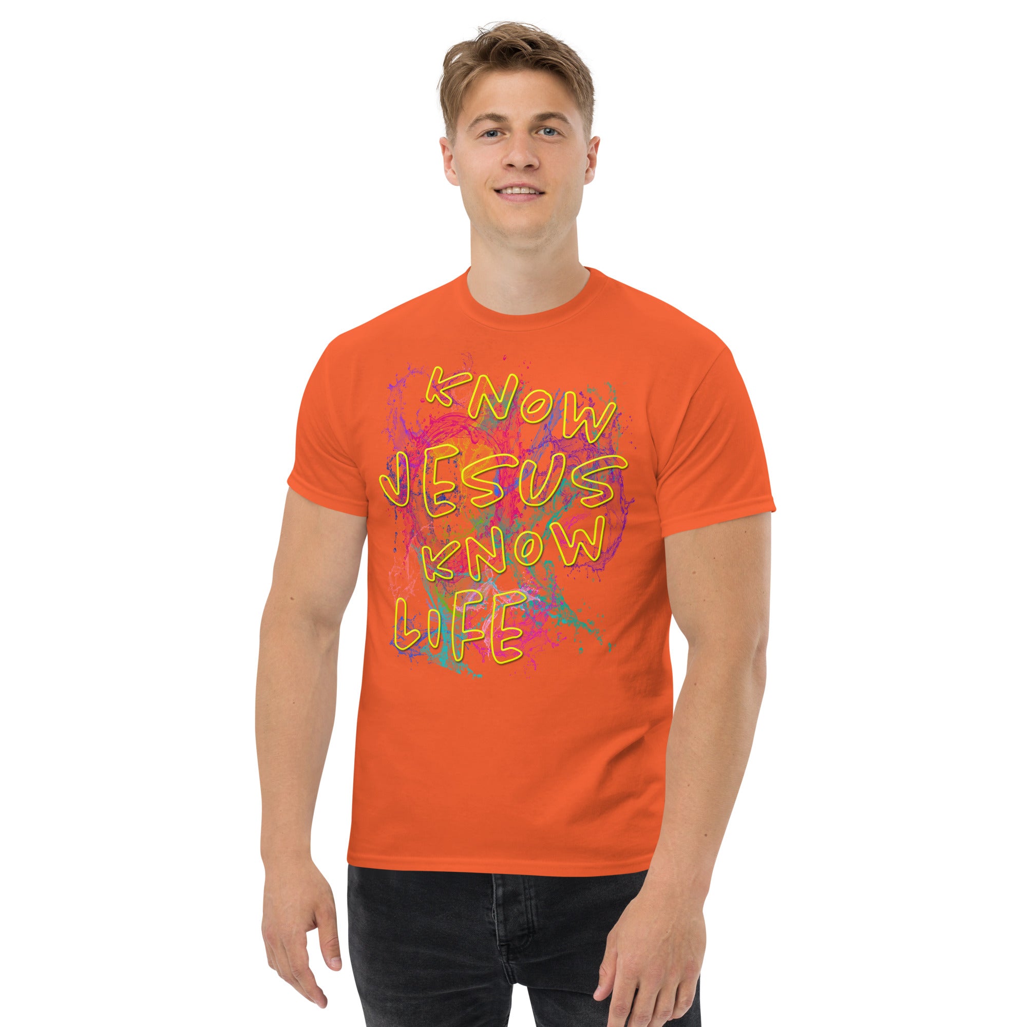 Know Jesus Know Life - No Jesus No Life - Men's classic tee