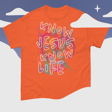 Load image into Gallery viewer, Know Jesus Know Life - No Jesus No Life - Men&#39;s classic tee
