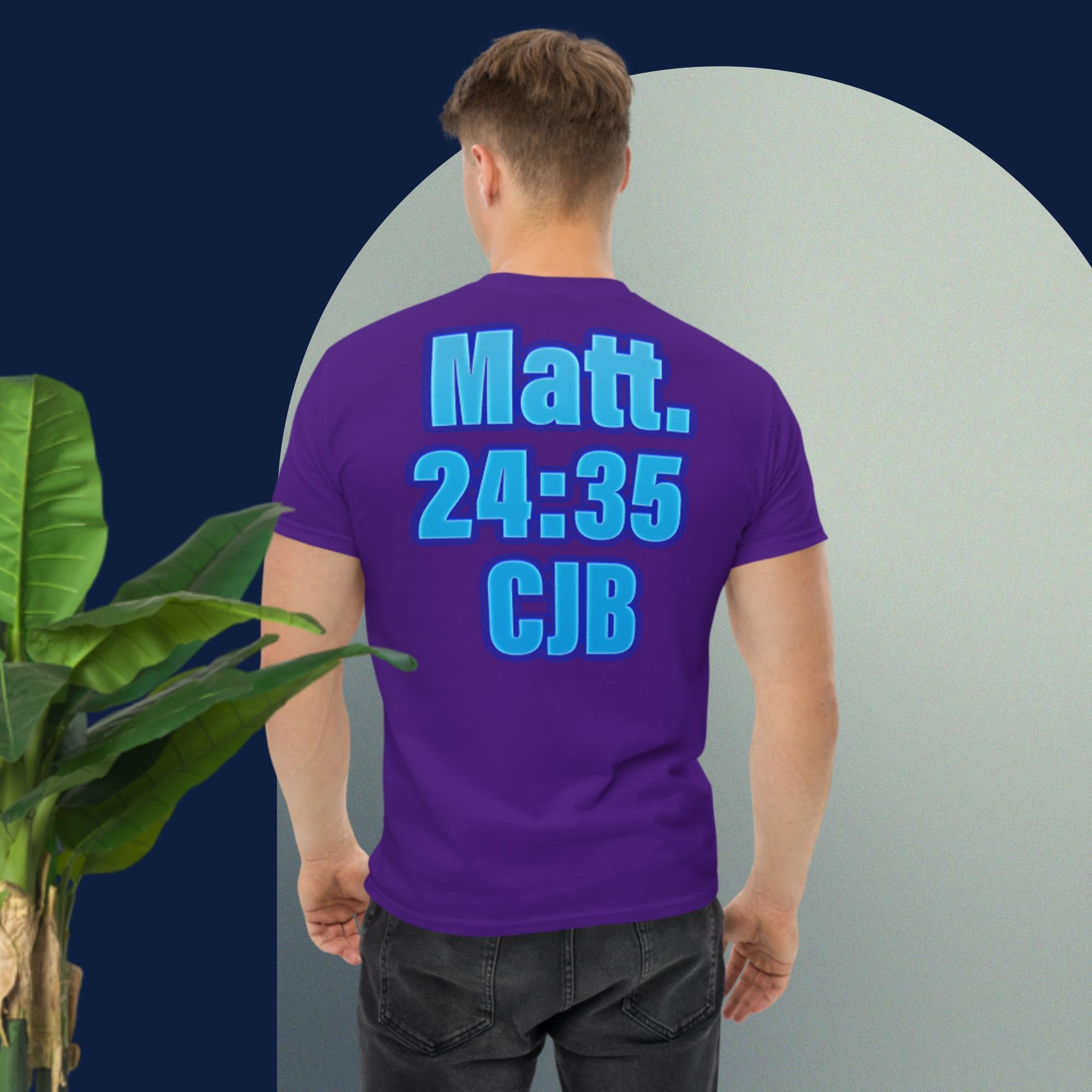 Heaven & Earth Matt 24:35 - Men's classic tee