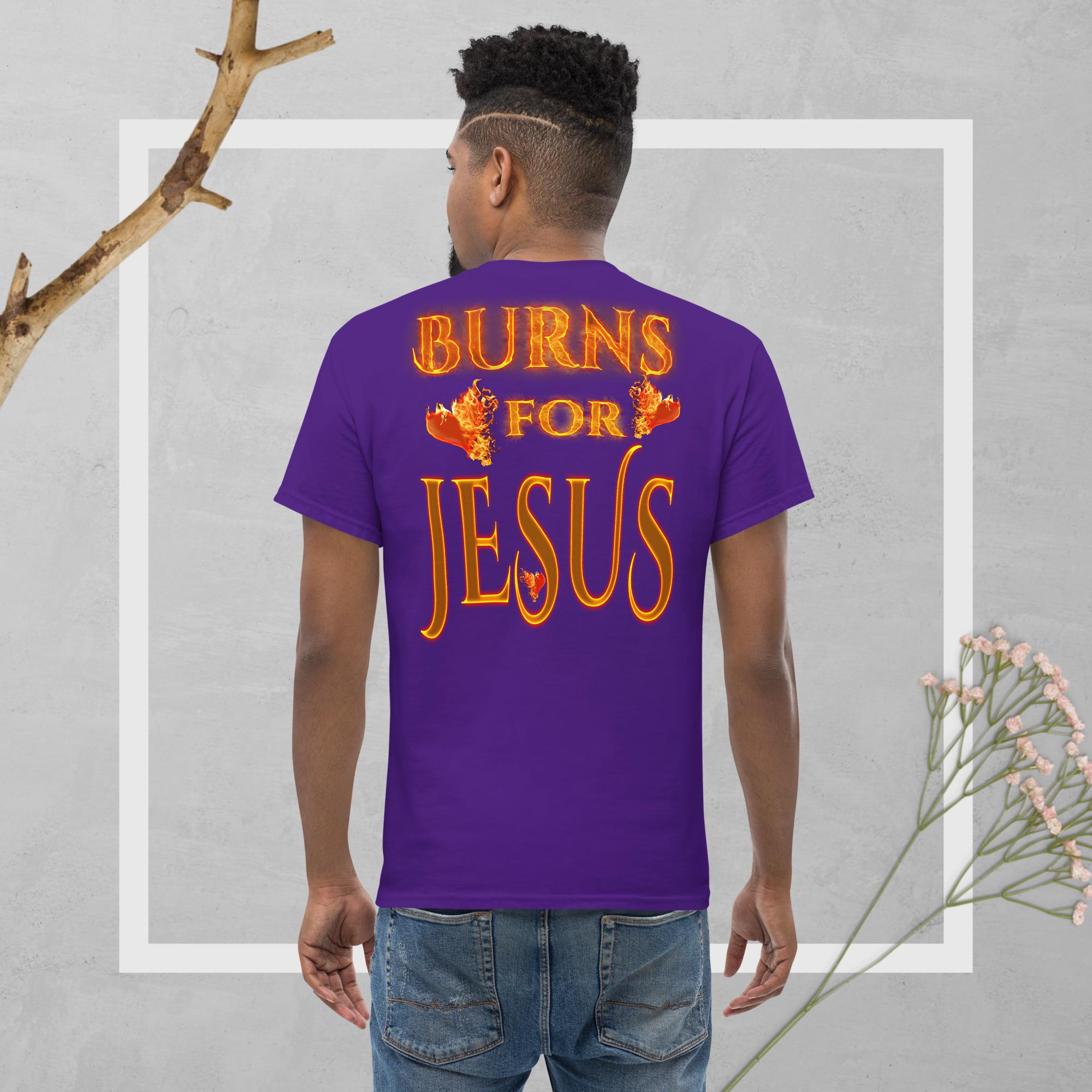 My Heart Burns For JESUS - Men's classic tee