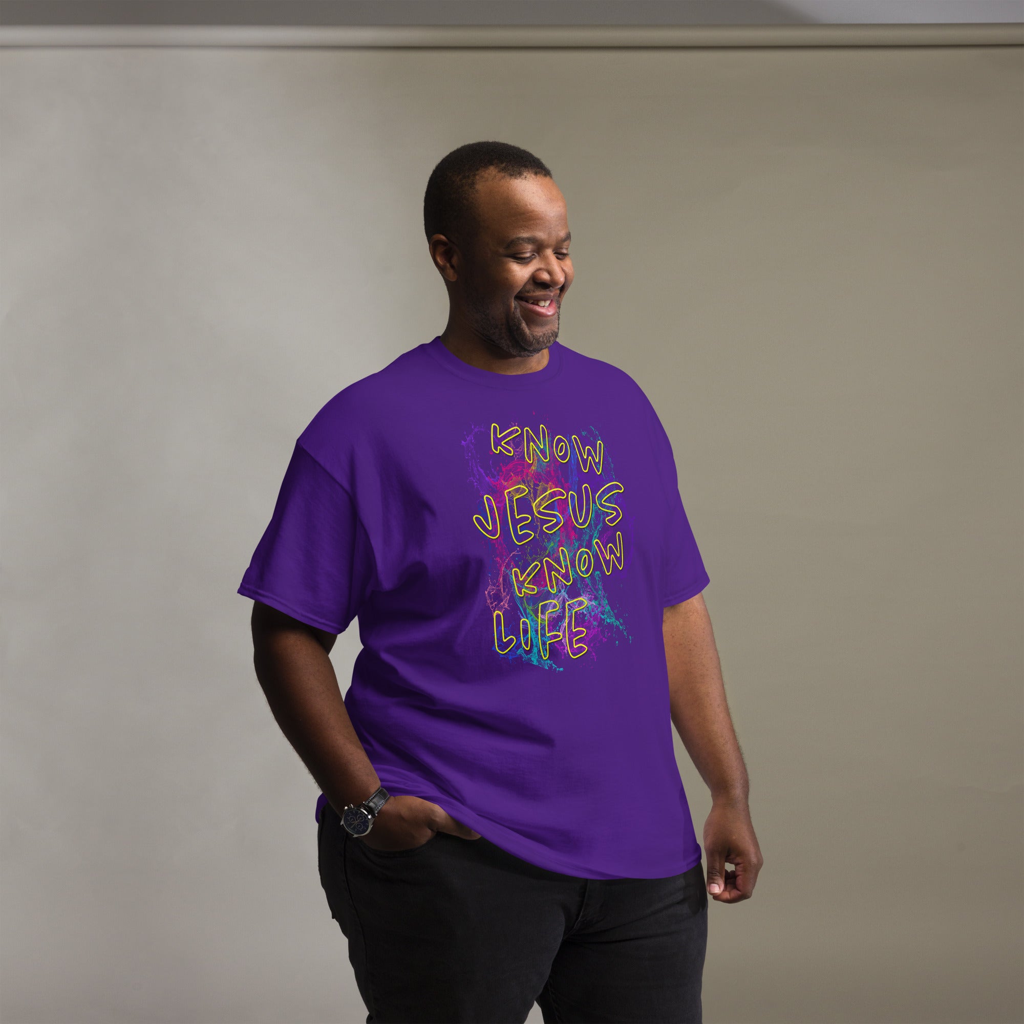 Know Jesus Know Life - No Jesus No Life - Men's classic tee