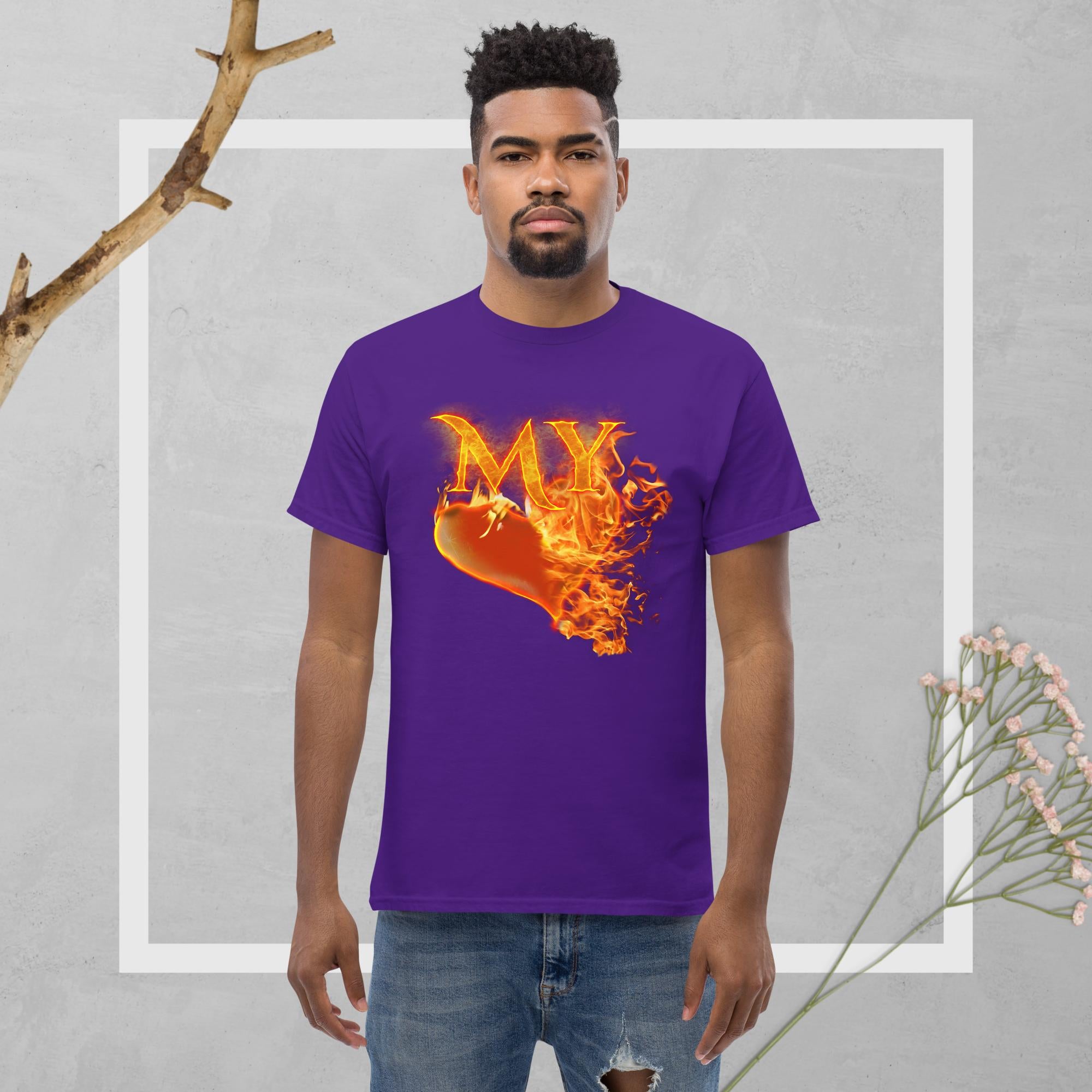 My Heart Burns For JESUS - Men's classic tee