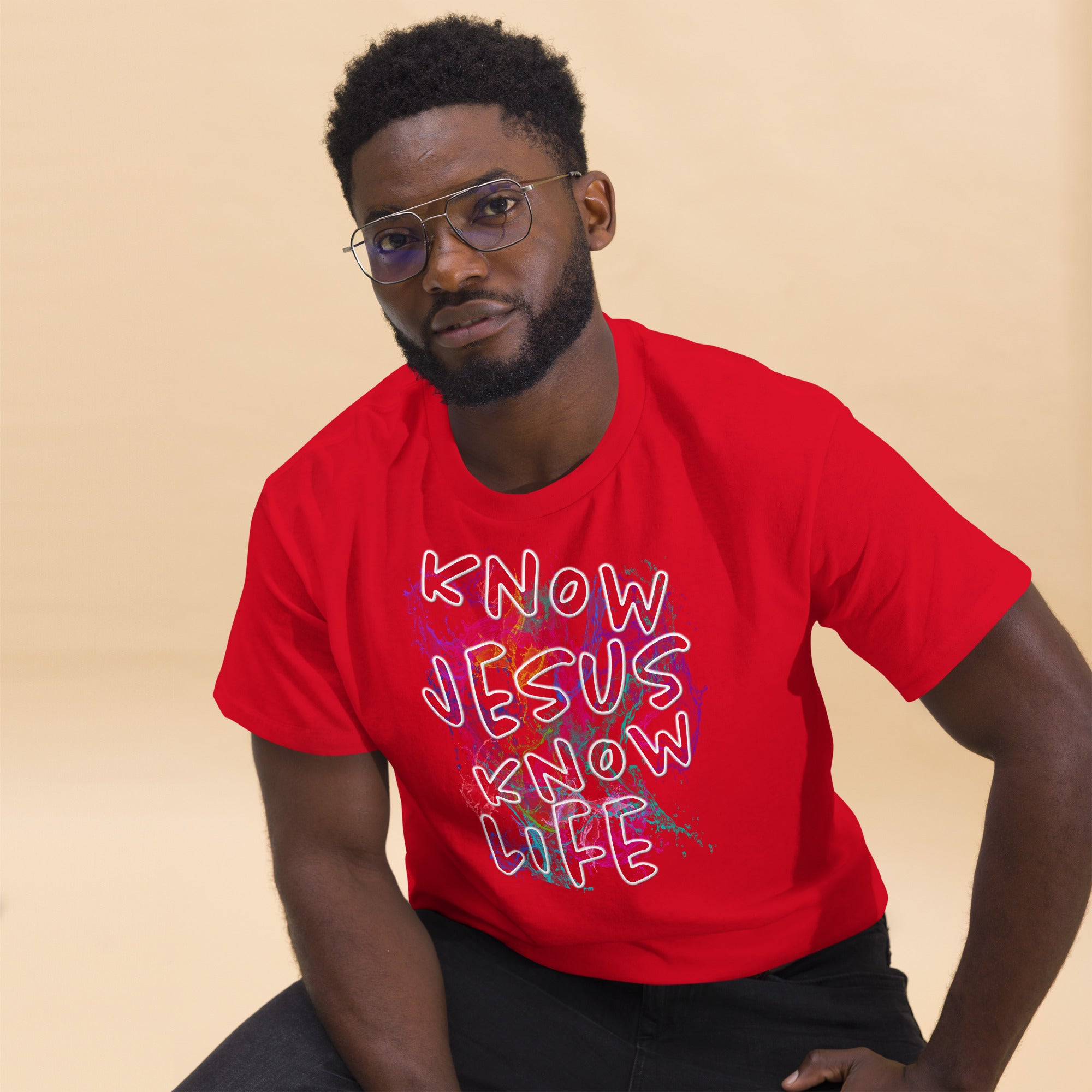 Know Jesus Know Life - No Jesus No Life - Men's classic tee