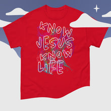 Load image into Gallery viewer, Know Jesus Know Life - No Jesus No Life - Men&#39;s classic tee

