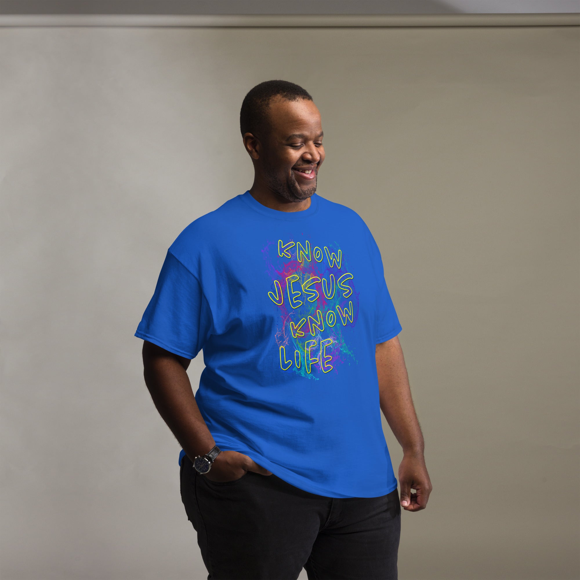 Know Jesus Know Life - No Jesus No Life - Men's classic tee