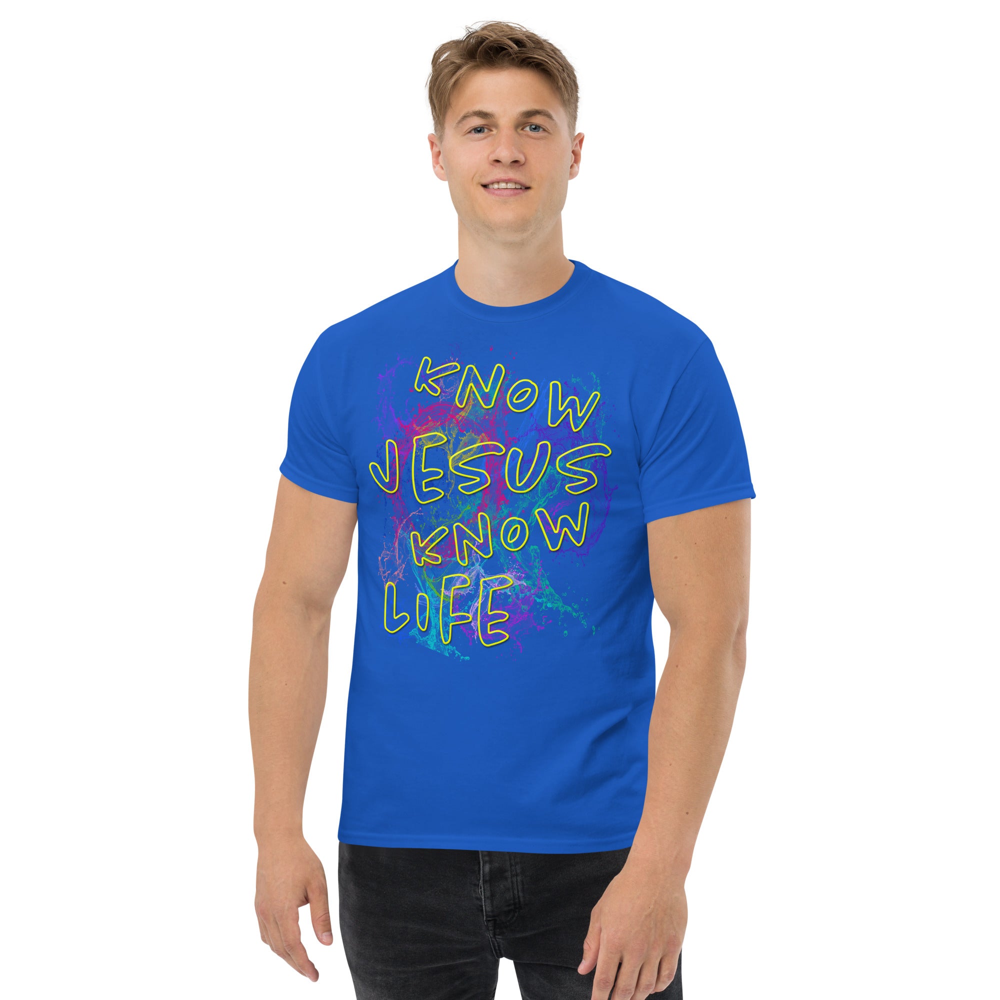 Know Jesus Know Life - No Jesus No Life - Men's classic tee