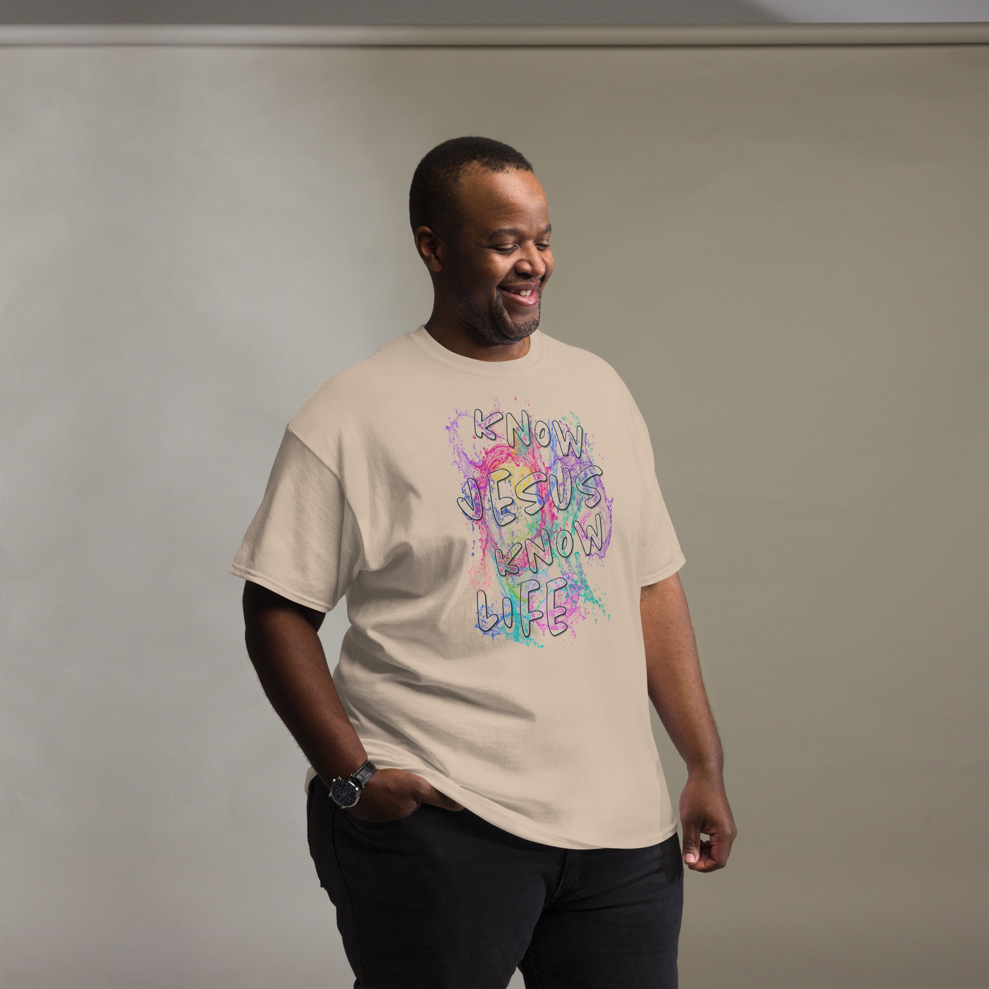Know Jesus Know Life - No Jesus No Life - Men's classic tee