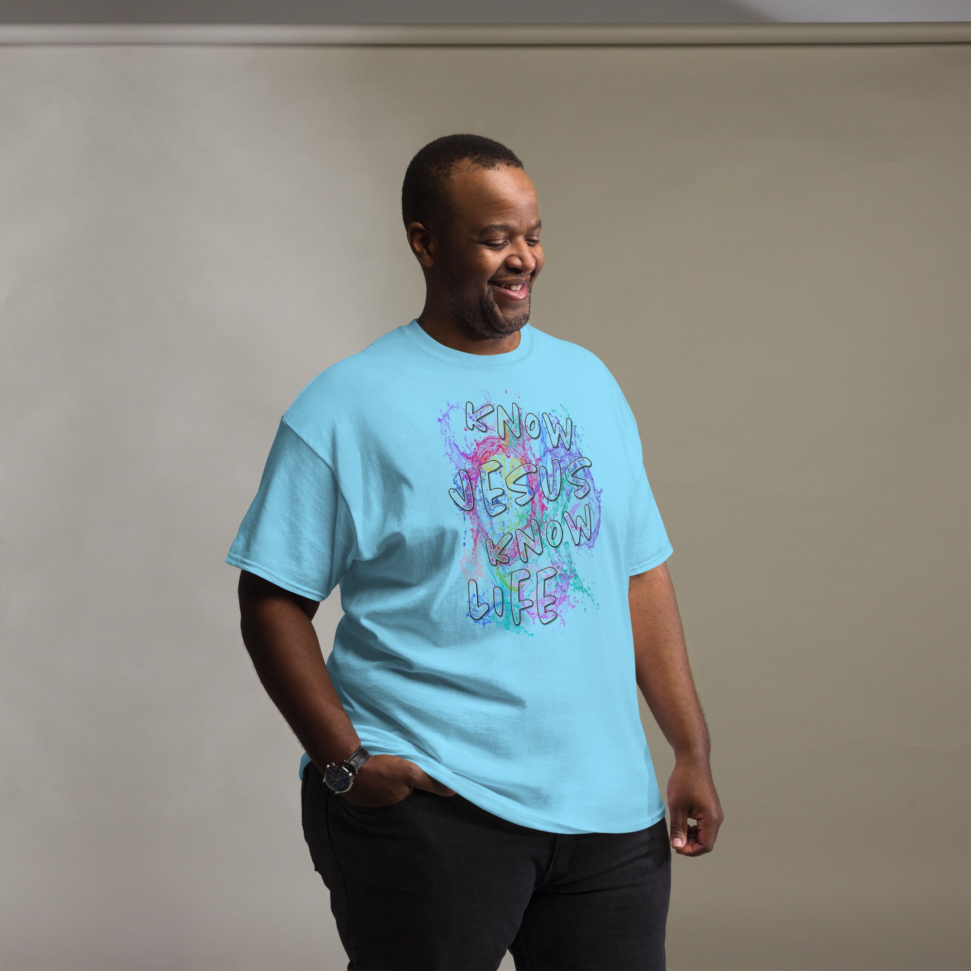 Know Jesus Know Life - No Jesus No Life - Men's classic tee
