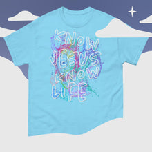 Load image into Gallery viewer, Know Jesus Know Life - No Jesus No Life - Men&#39;s classic tee
