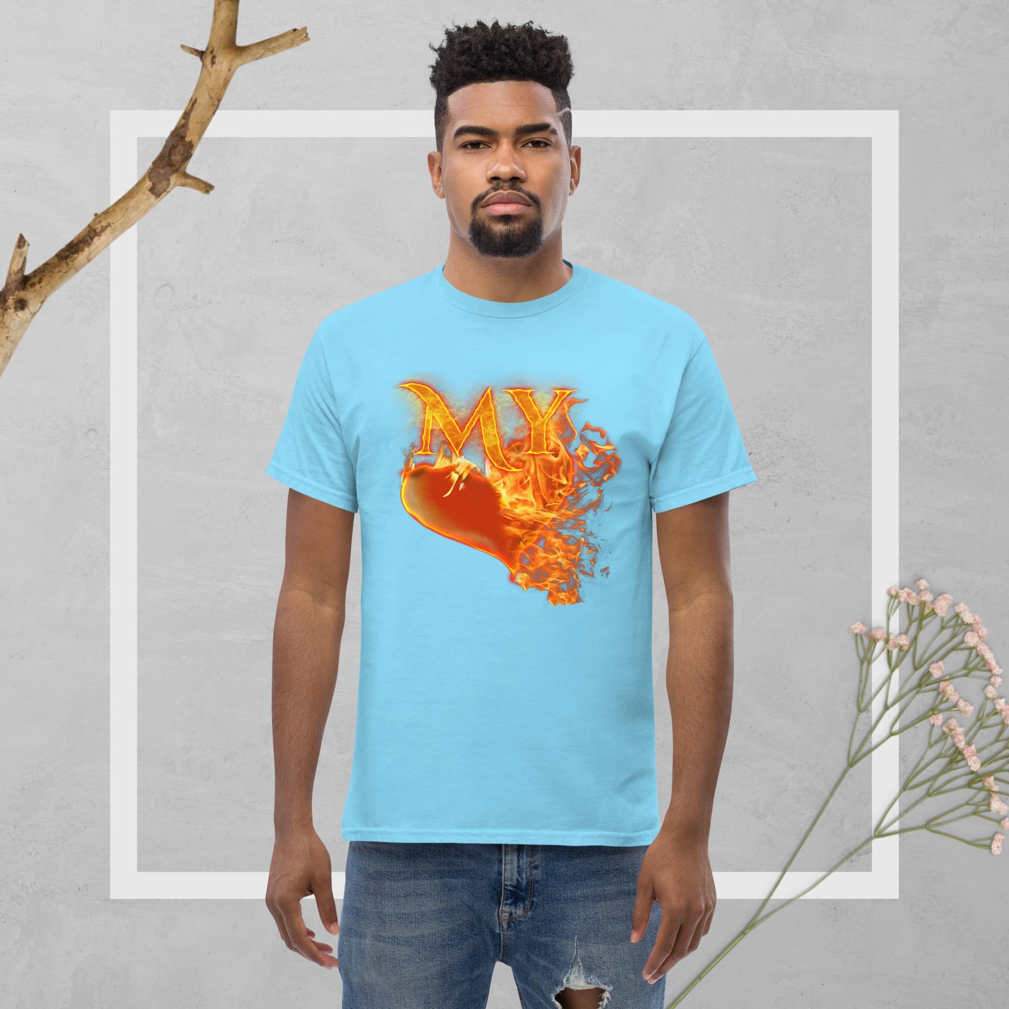 My Heart Burns For JESUS - Men's classic tee
