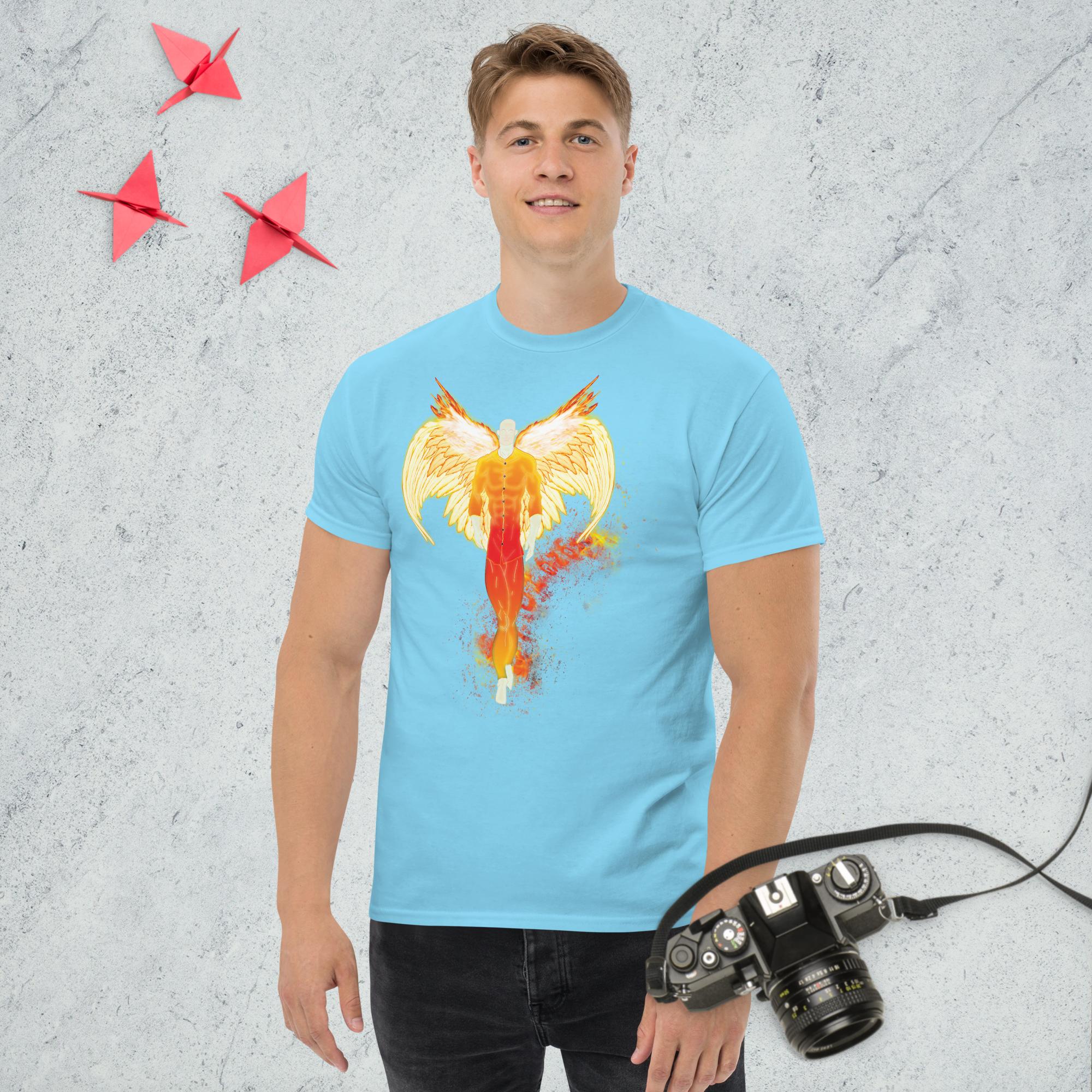 Ps. 91:11 Angle Fire Orange - Men's classic tee