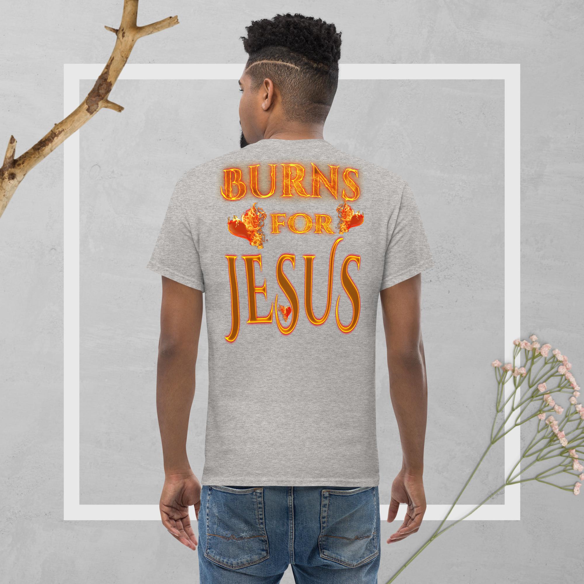 My Heart Burns For JESUS - Men's classic tee