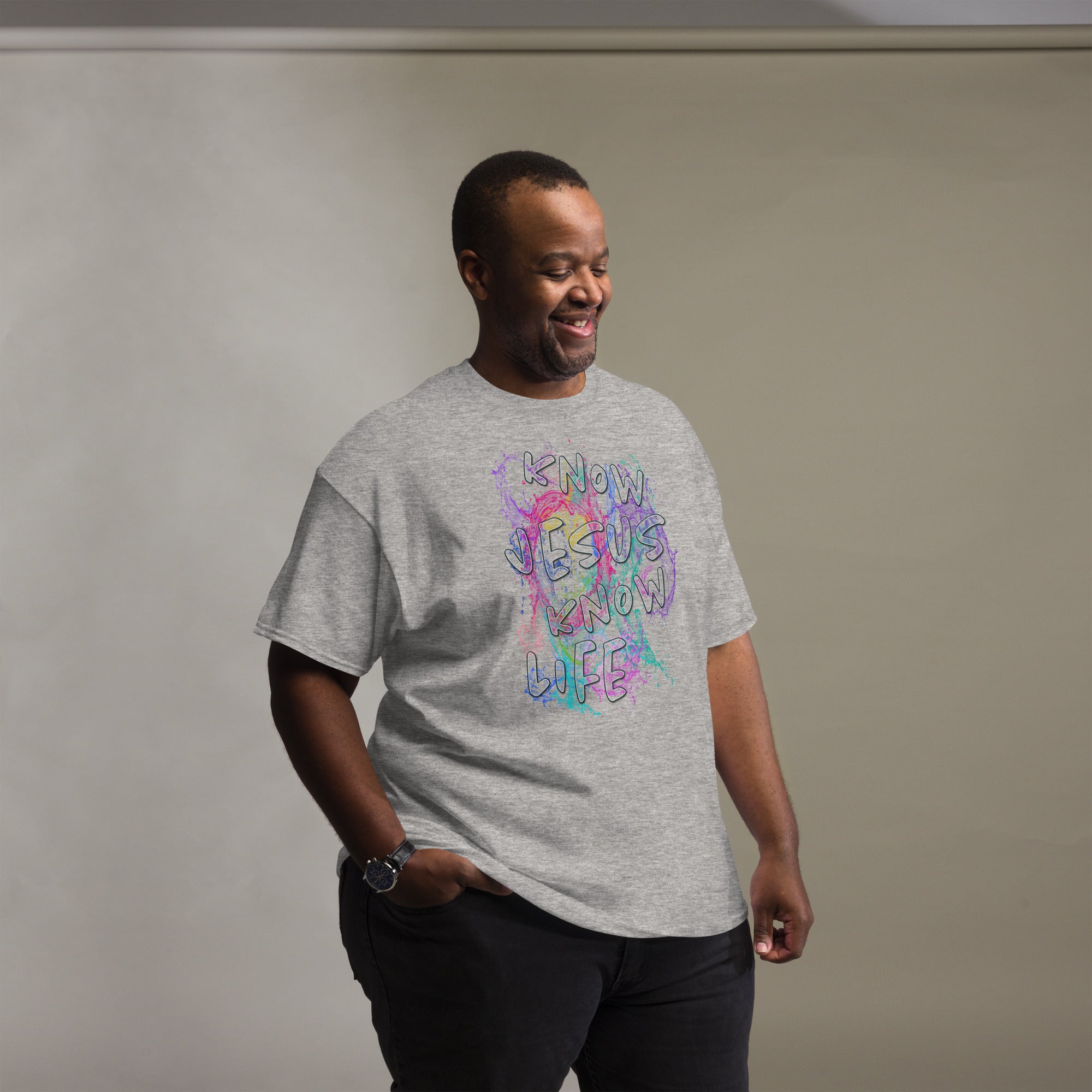 Know Jesus Know Life - No Jesus No Life - Men's classic tee