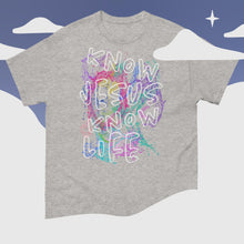 Load image into Gallery viewer, Know Jesus Know Life - No Jesus No Life - Men&#39;s classic tee
