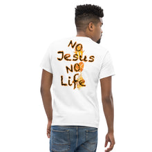 Load image into Gallery viewer, Know Jesus Know Life - No Jesus No Life - Men&#39;s classic tee
