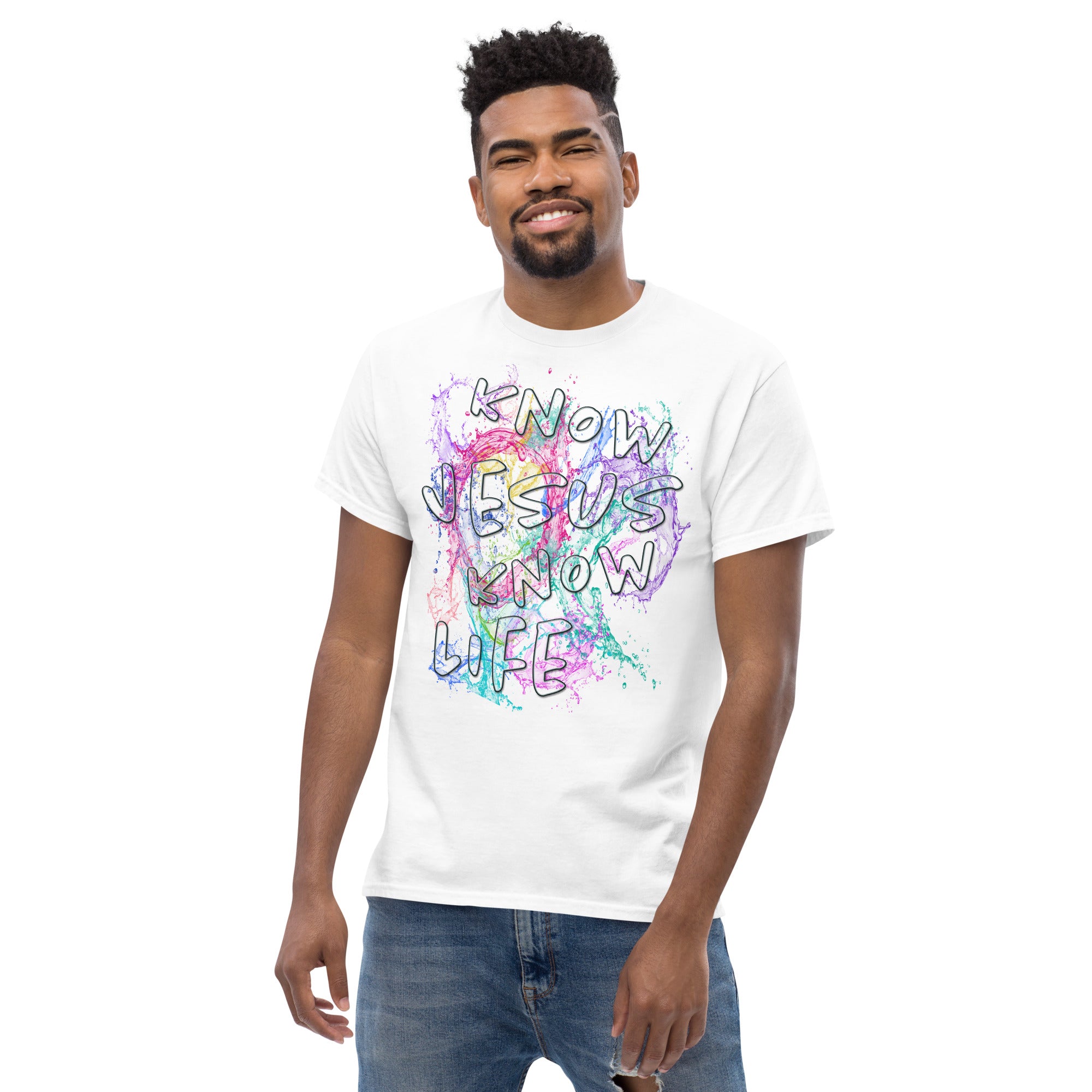 Know Jesus Know Life - No Jesus No Life - Men's classic tee