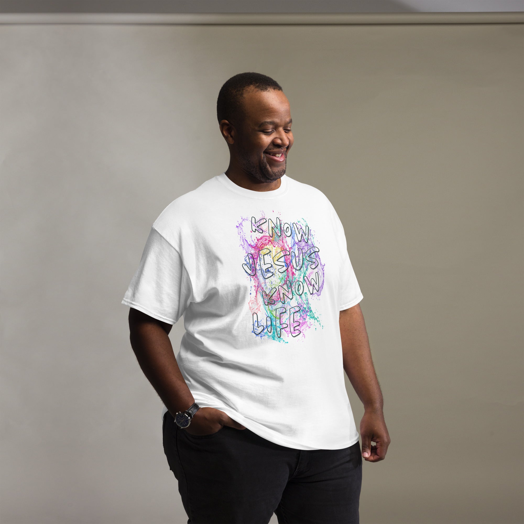 Know Jesus Know Life - No Jesus No Life - Men's classic tee