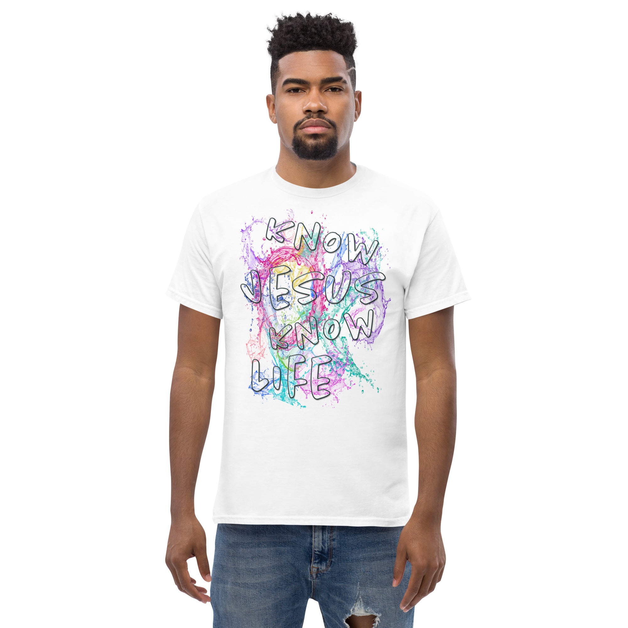 Know Jesus Know Life - No Jesus No Life - Men's classic tee