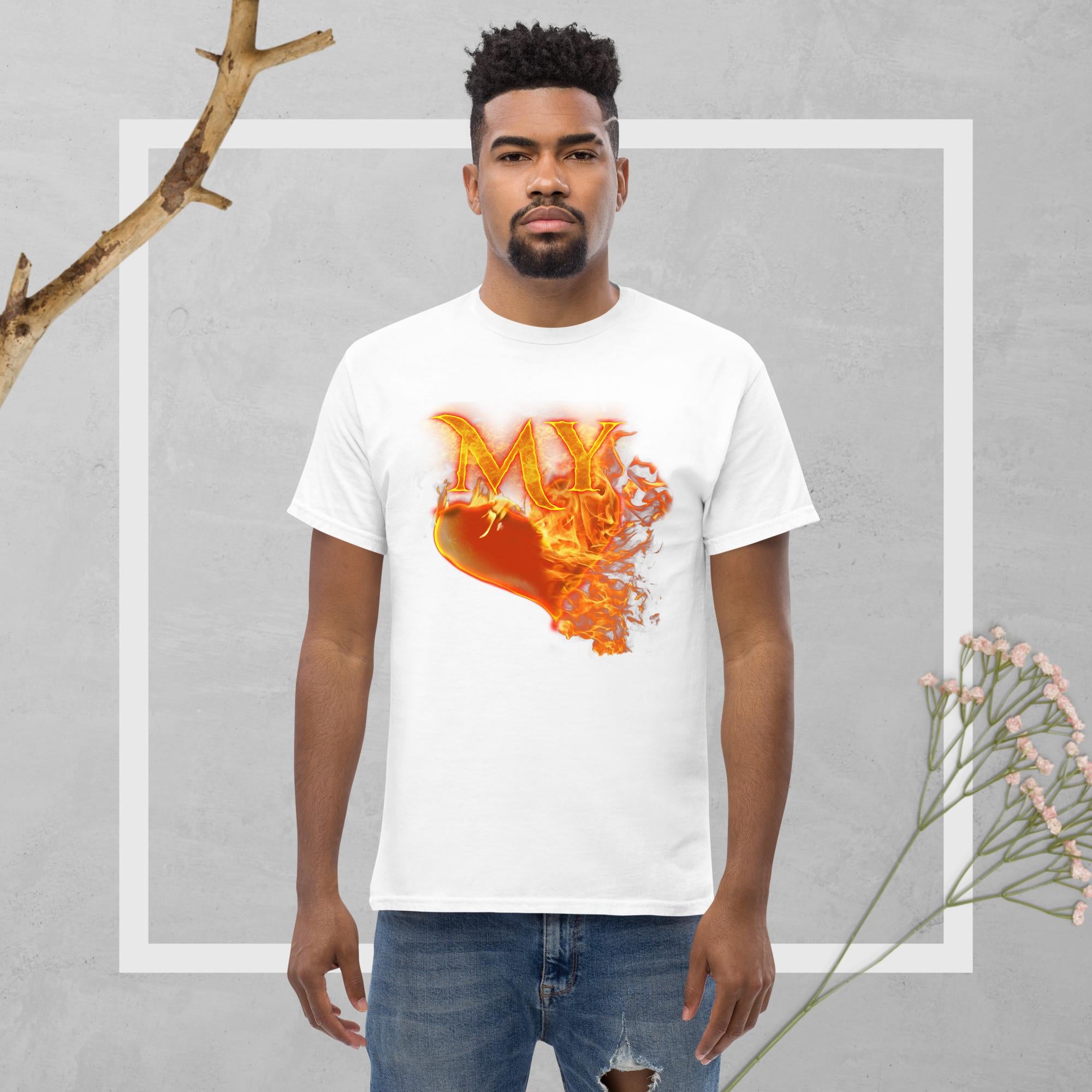 My Heart Burns For JESUS - Men's classic tee
