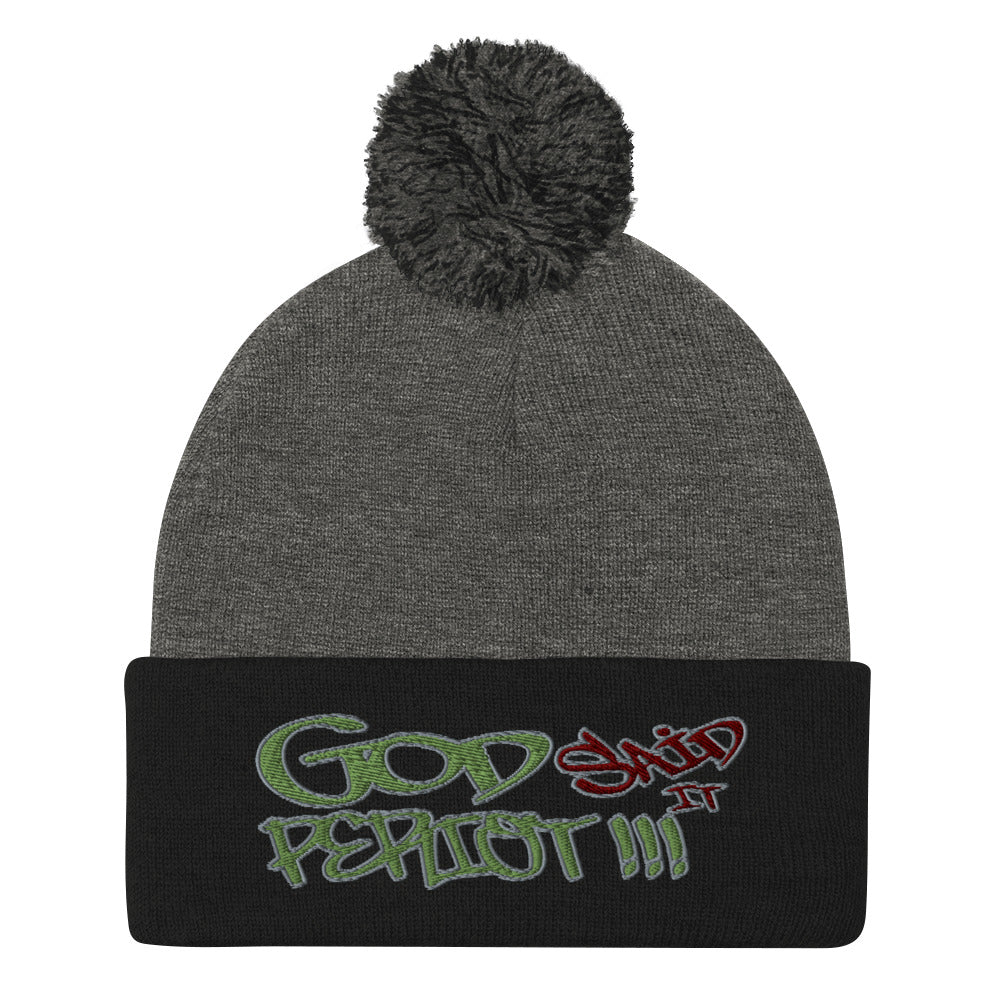 GOD Said It PERIODT!!!! - Pom-Pom Beanie Sportsman SP15