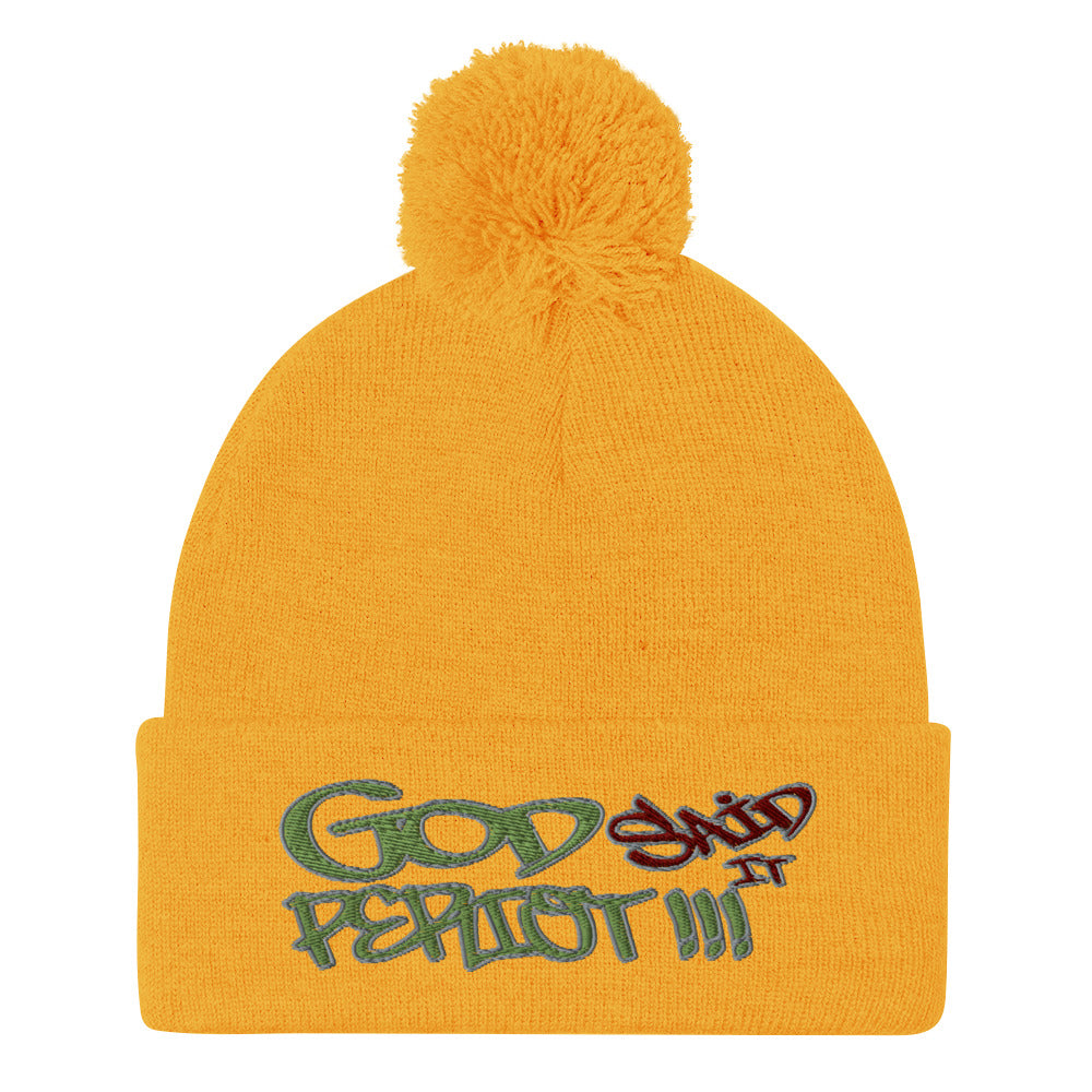 GOD Said It PERIODT!!!! - Pom-Pom Beanie Sportsman SP15