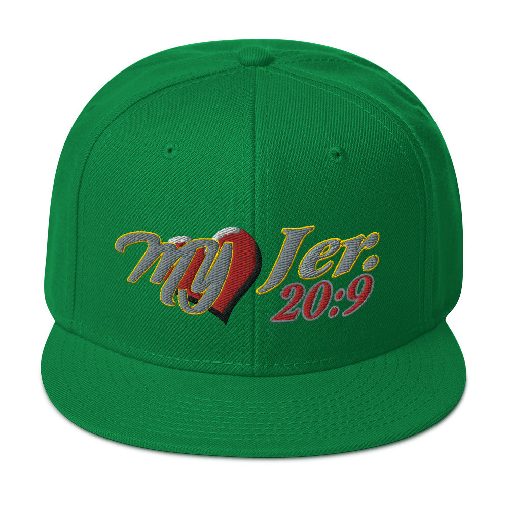 My Heart Jer 20:9 - Snapback Hat Yupoong 6089M