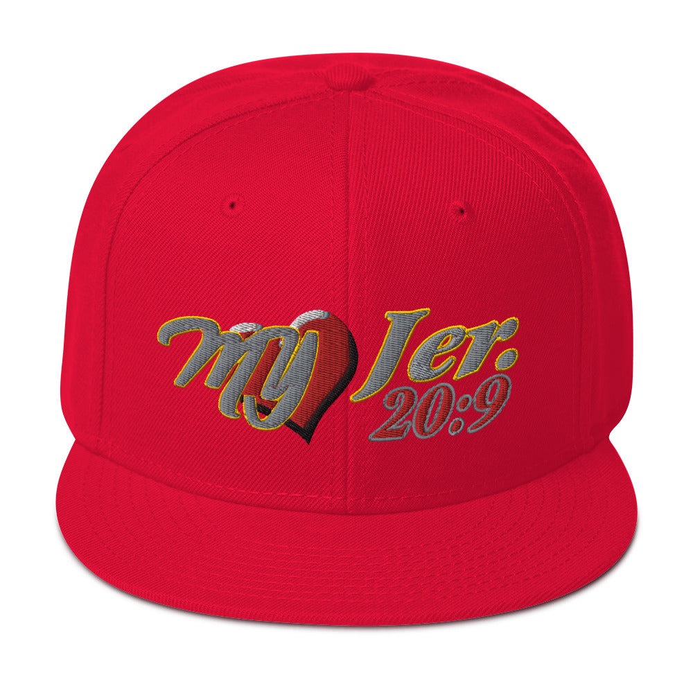 My Heart Jer 20:9 - Snapback Hat Yupoong 6089M
