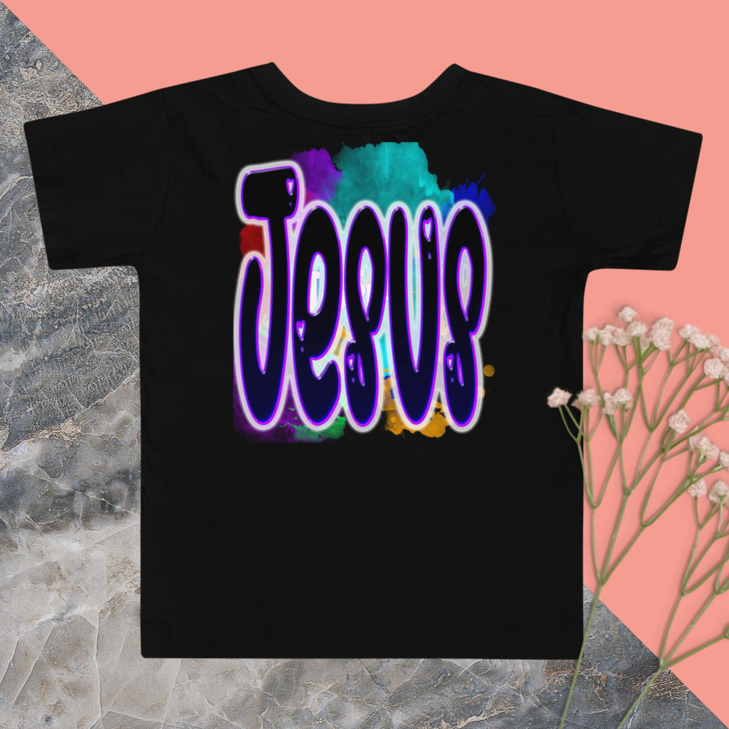 Loves Me JESUS Girl - Toddler Short Sleeve Tee
