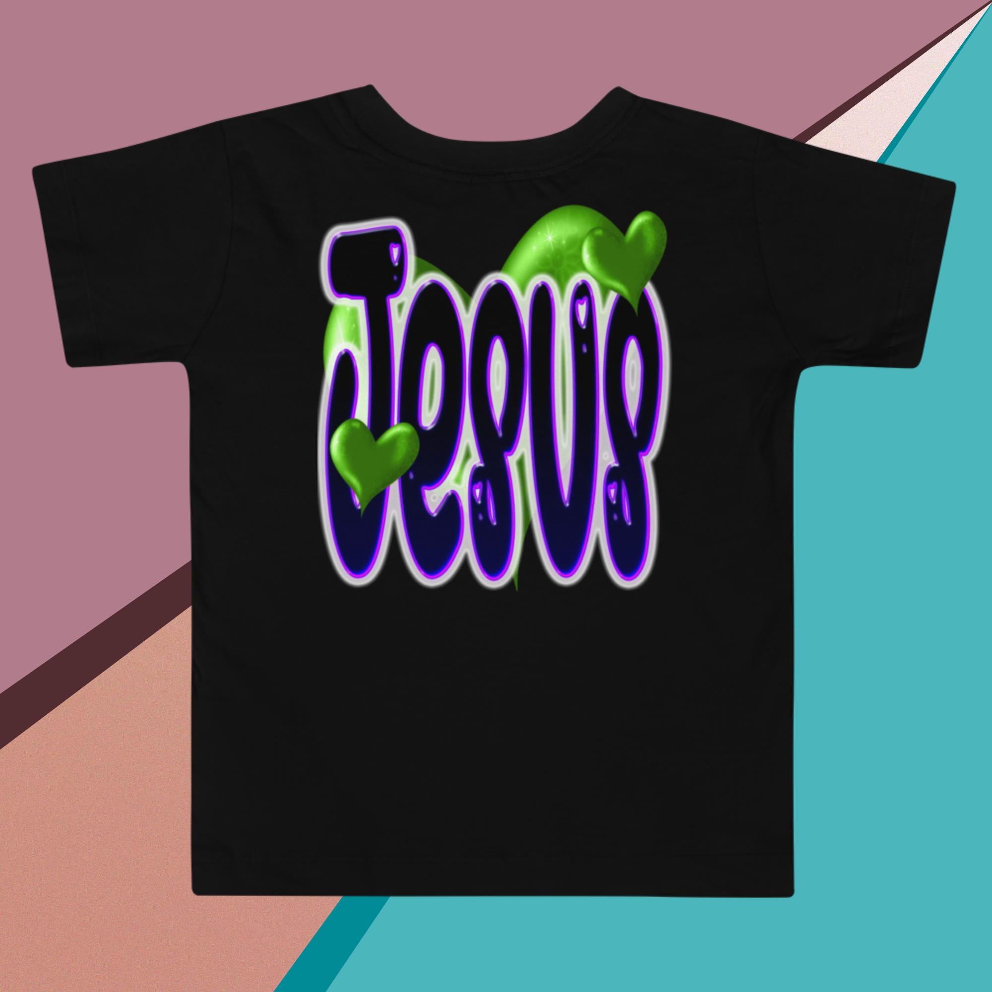 Loves Me JESUS Girl - Toddler Short Sleeve Tee