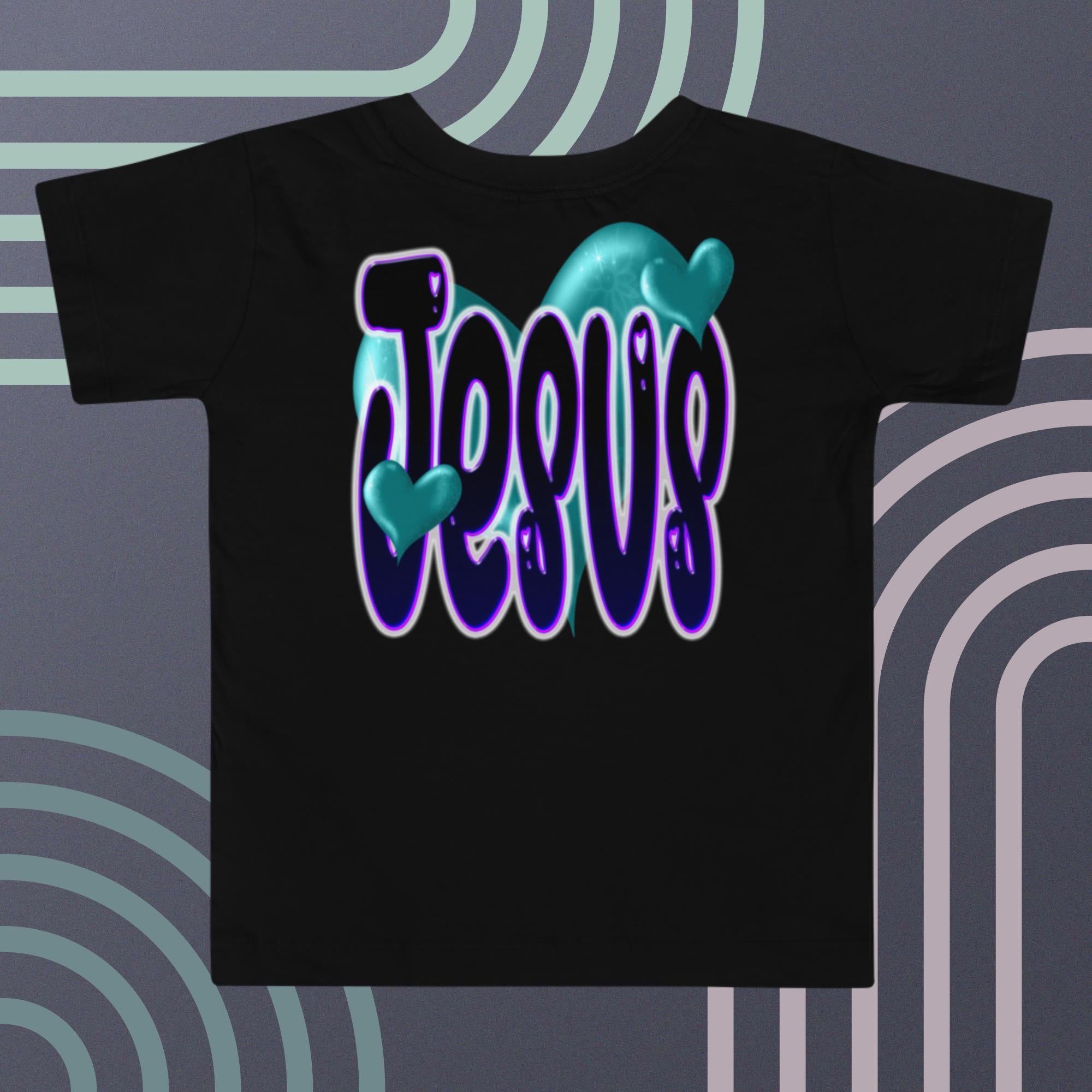 Loves Me JESUS Girl - Toddler Short Sleeve Tee