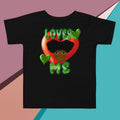 Loves Me JESUS Girl - Toddler Short Sleeve Tee