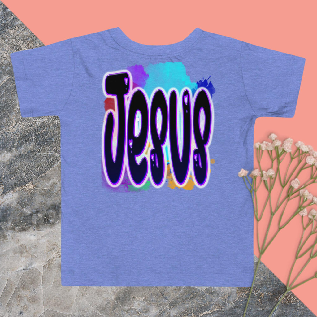 Loves Me JESUS Girl - Toddler Short Sleeve Tee