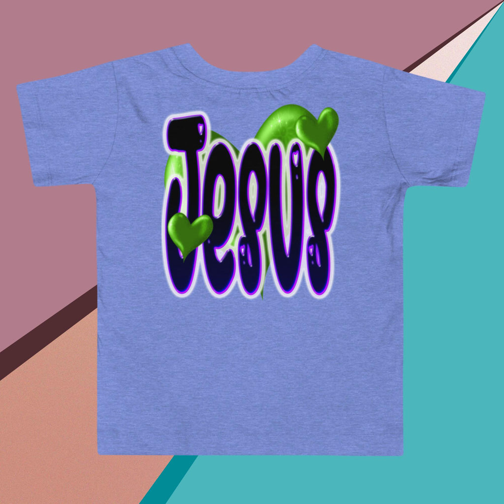 Loves Me JESUS Girl - Toddler Short Sleeve Tee