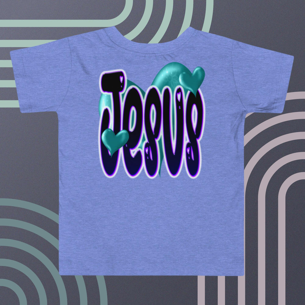 Loves Me JESUS Girl - Toddler Short Sleeve Tee