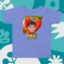 Load image into Gallery viewer, Loves Me JESUS Boy - Toddler Short Sleeve Tee
