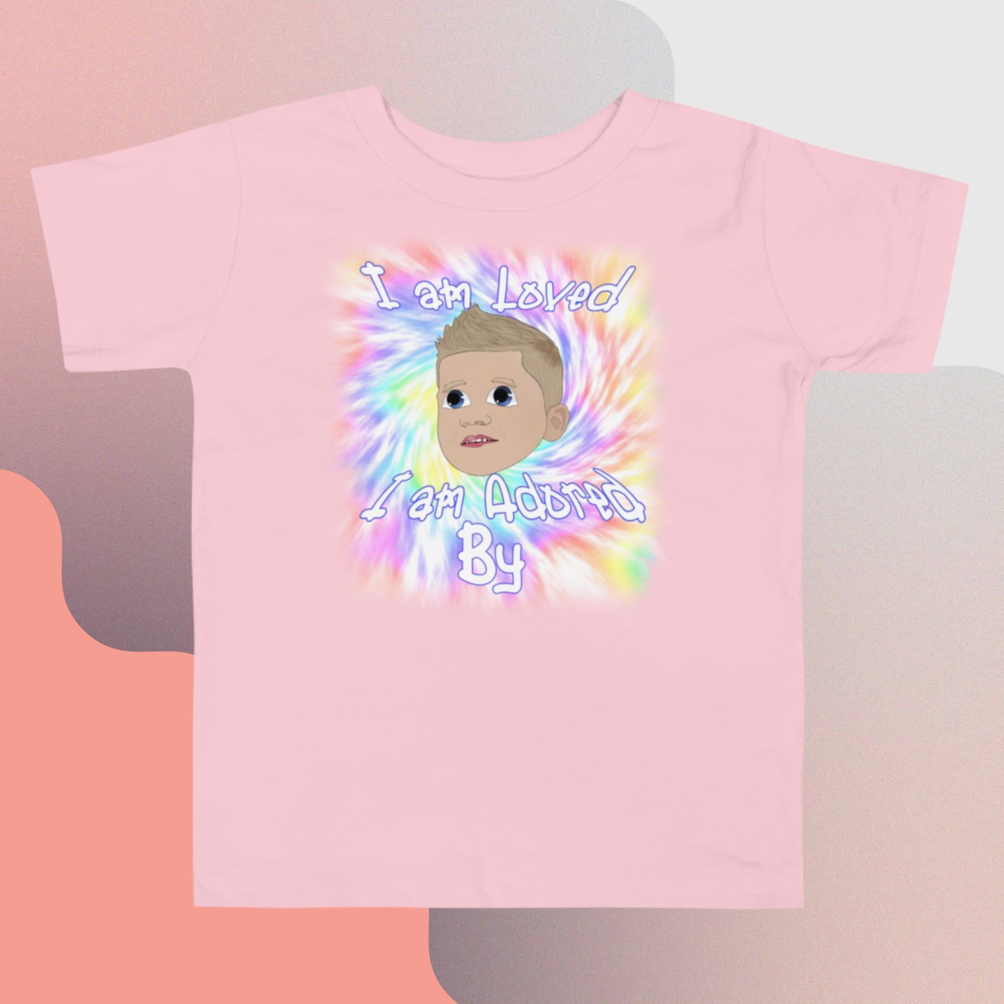 I Am Adored By JESUS Boy - Toddler Short Sleeve Tee
