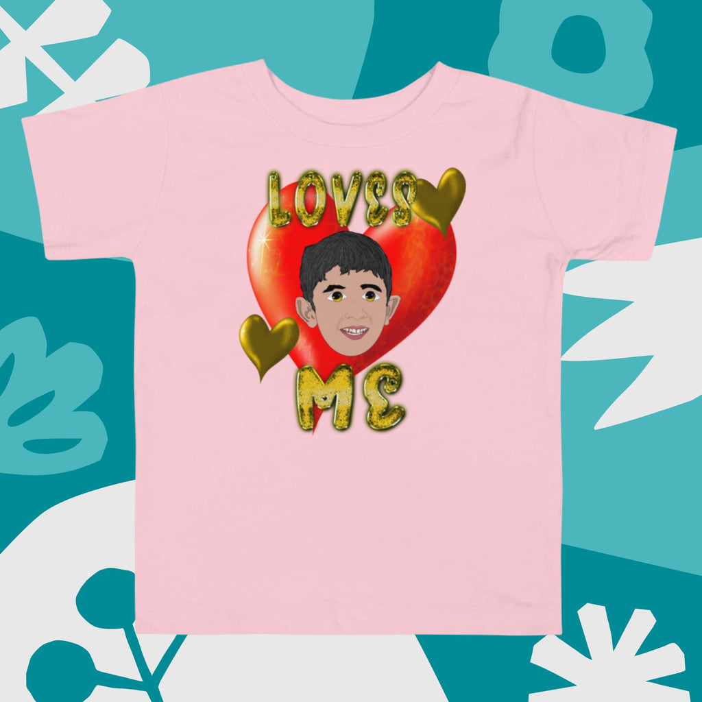 Loves Me JESUS Boy - Toddler Short Sleeve Tee