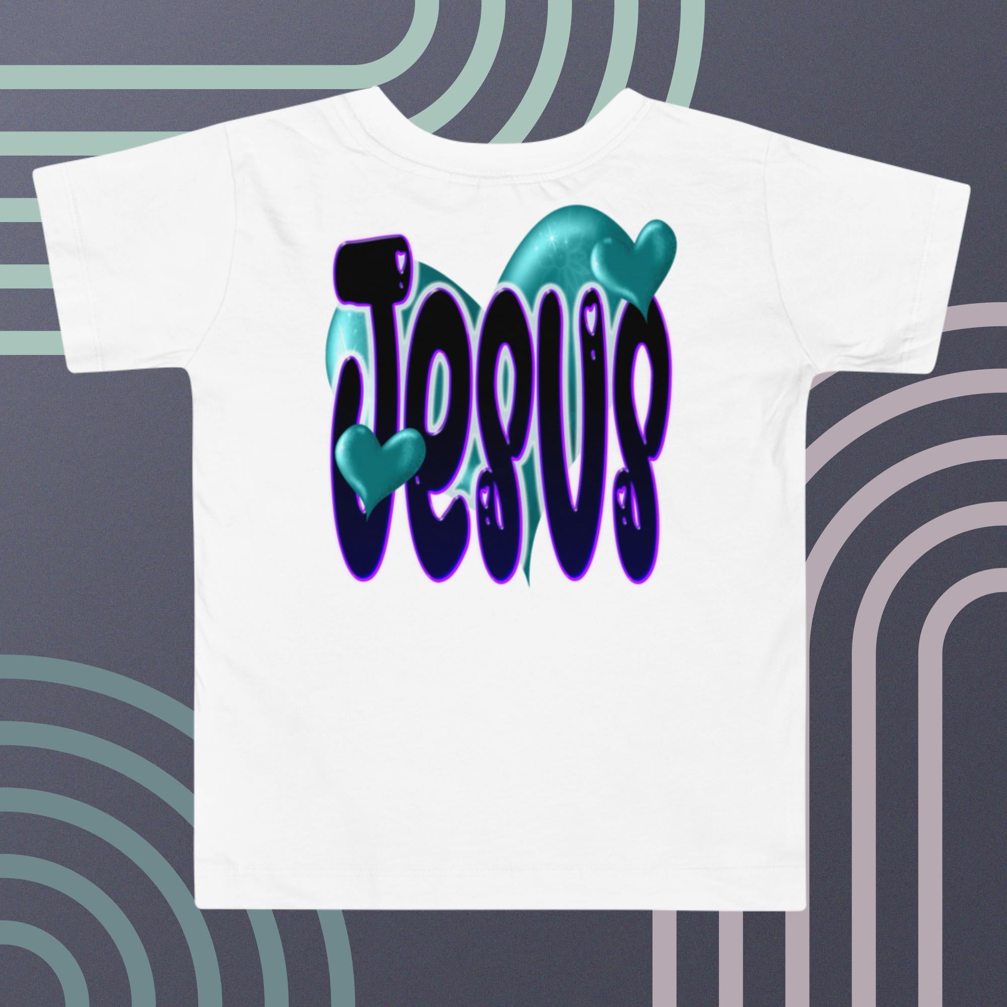 Loves Me JESUS Girl - Toddler Short Sleeve Tee