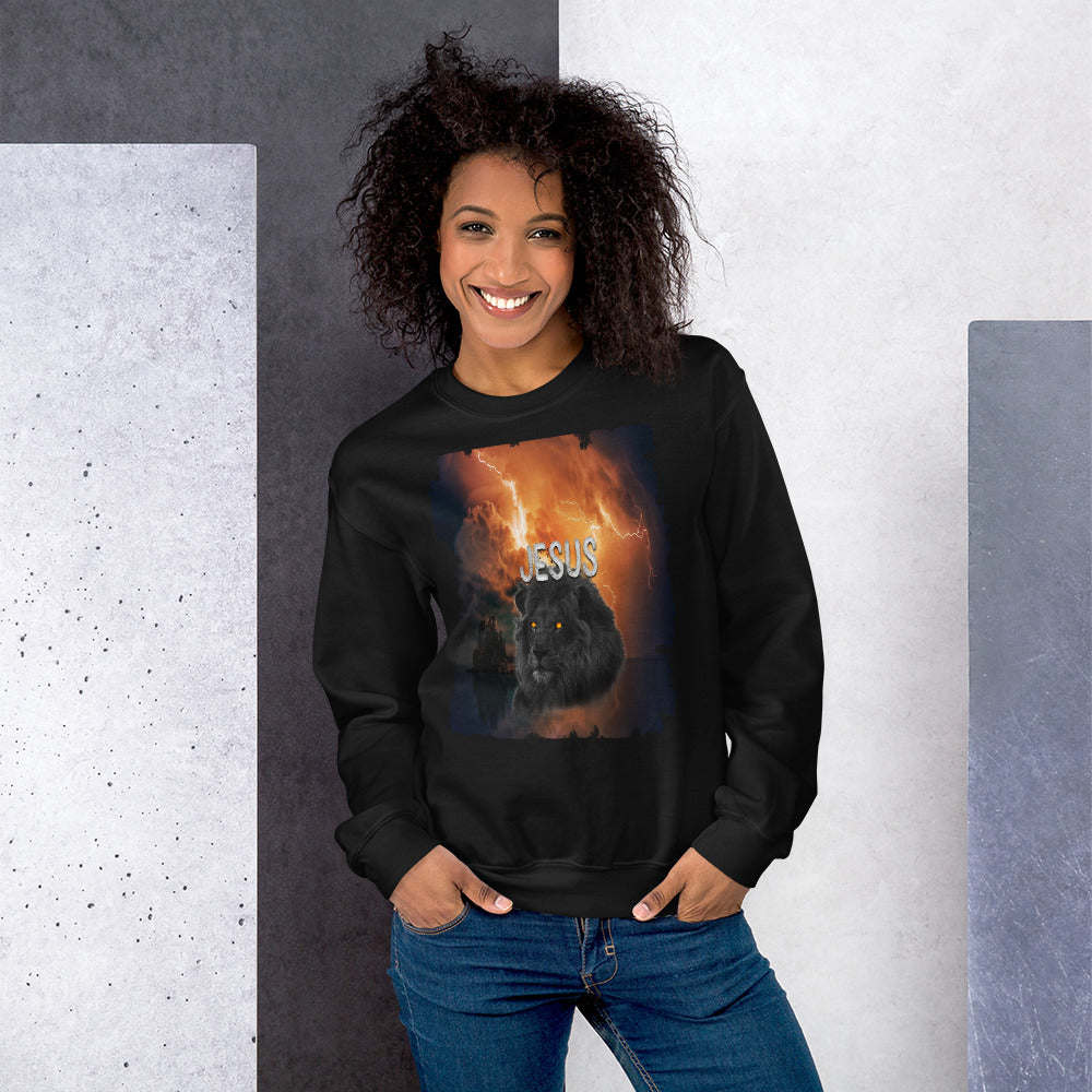 Jesus Lion of Judah (Unisex Sweatshirt)