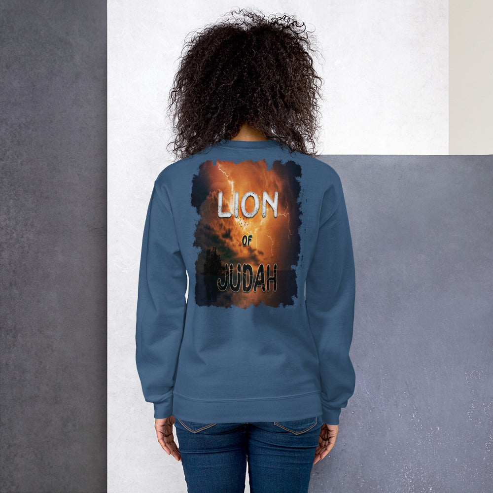 Jesus Lion of Judah (Unisex Sweatshirt)
