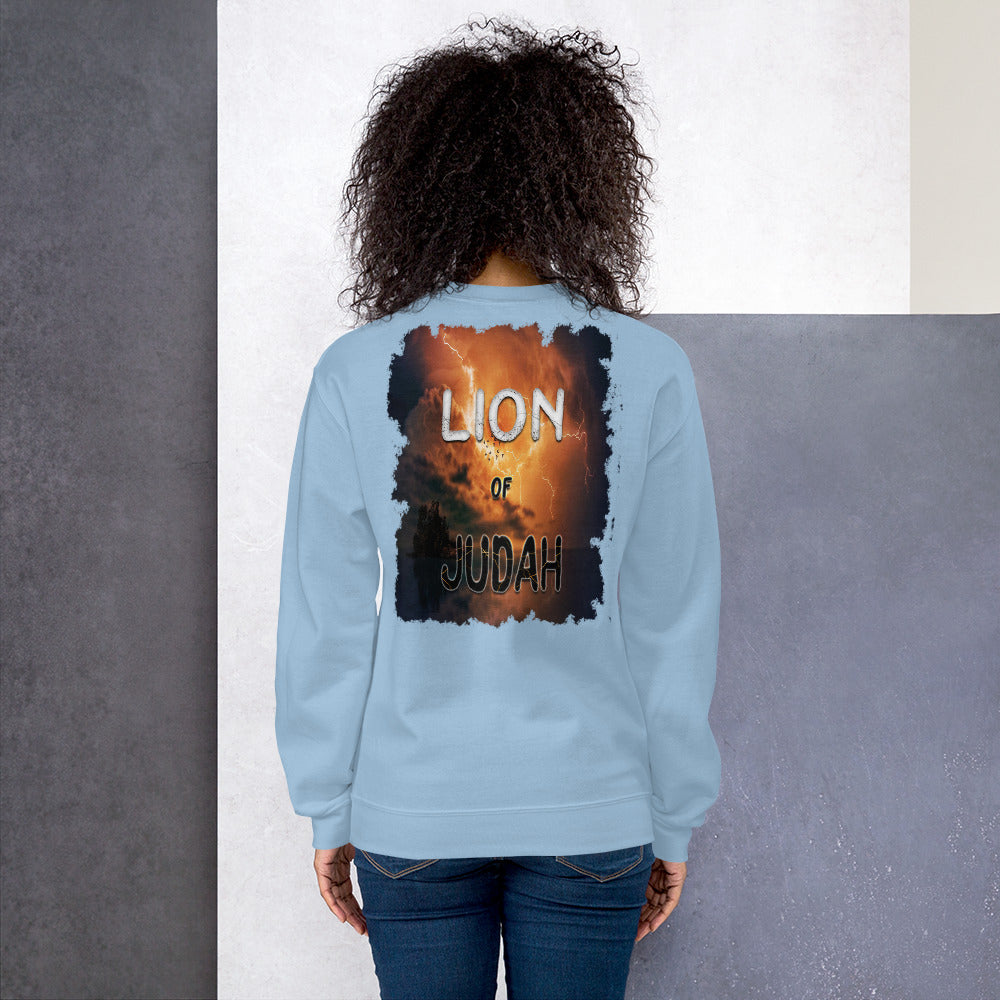 Jesus Lion of Judah (Unisex Sweatshirt)