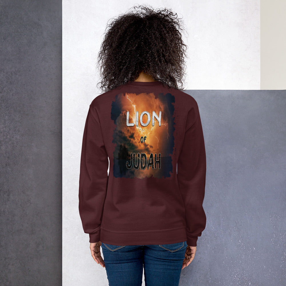 Jesus Lion of Judah (Unisex Sweatshirt)