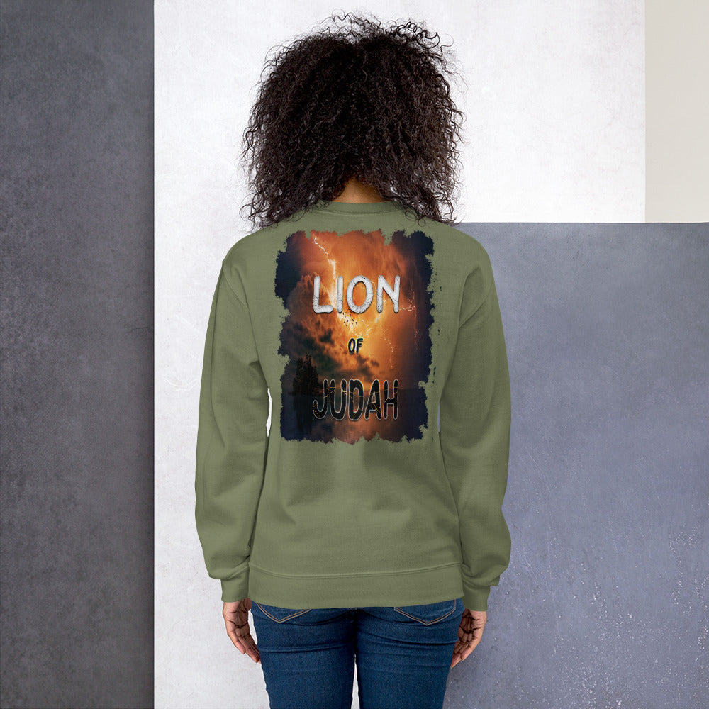 Jesus Lion of Judah (Unisex Sweatshirt)